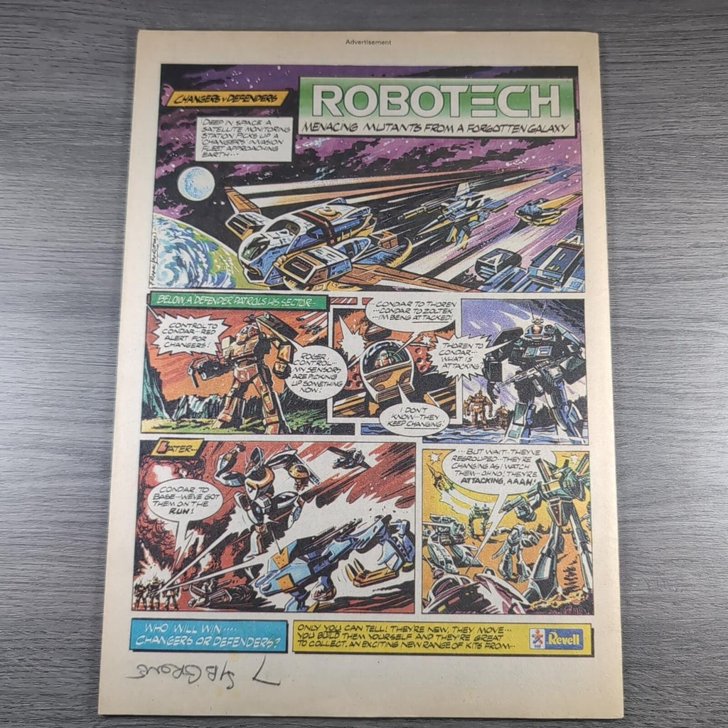 Roy of The Rovers 27th October 1984 Vintage Comic IPC Magazines