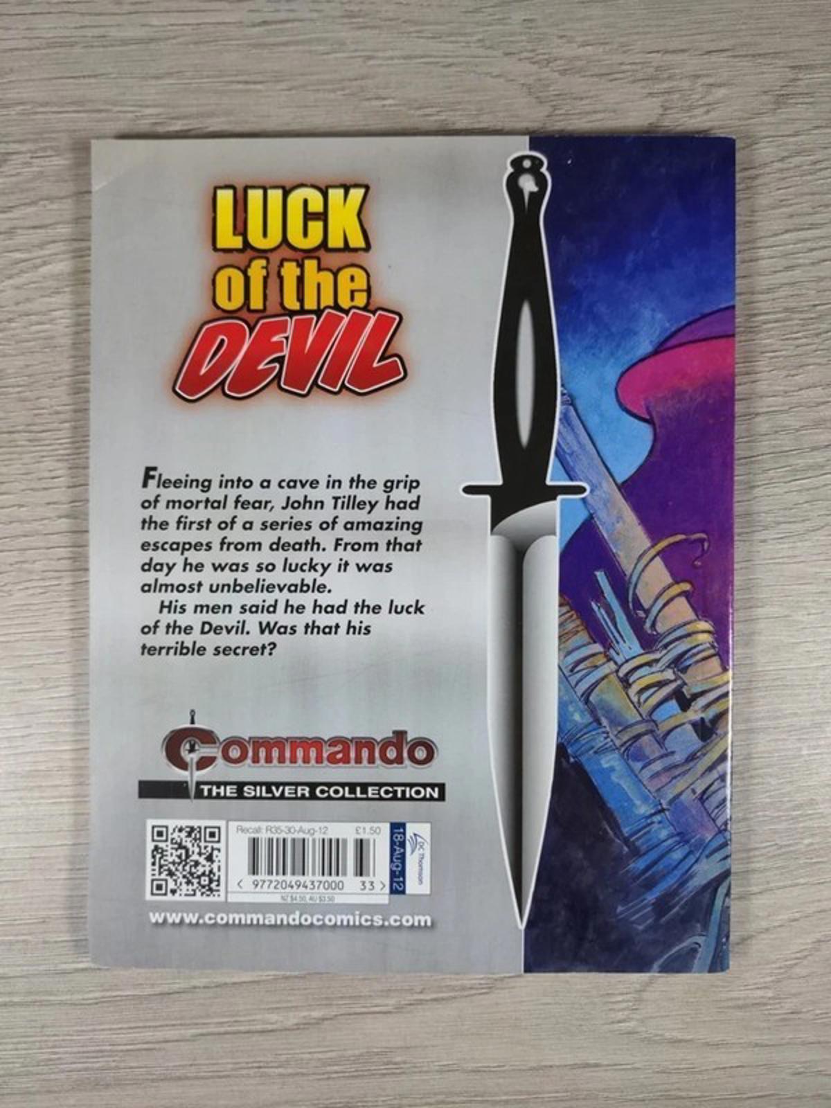 Commando Comic Issue Number 4526 Luck Of The Devil - Retrorama UK