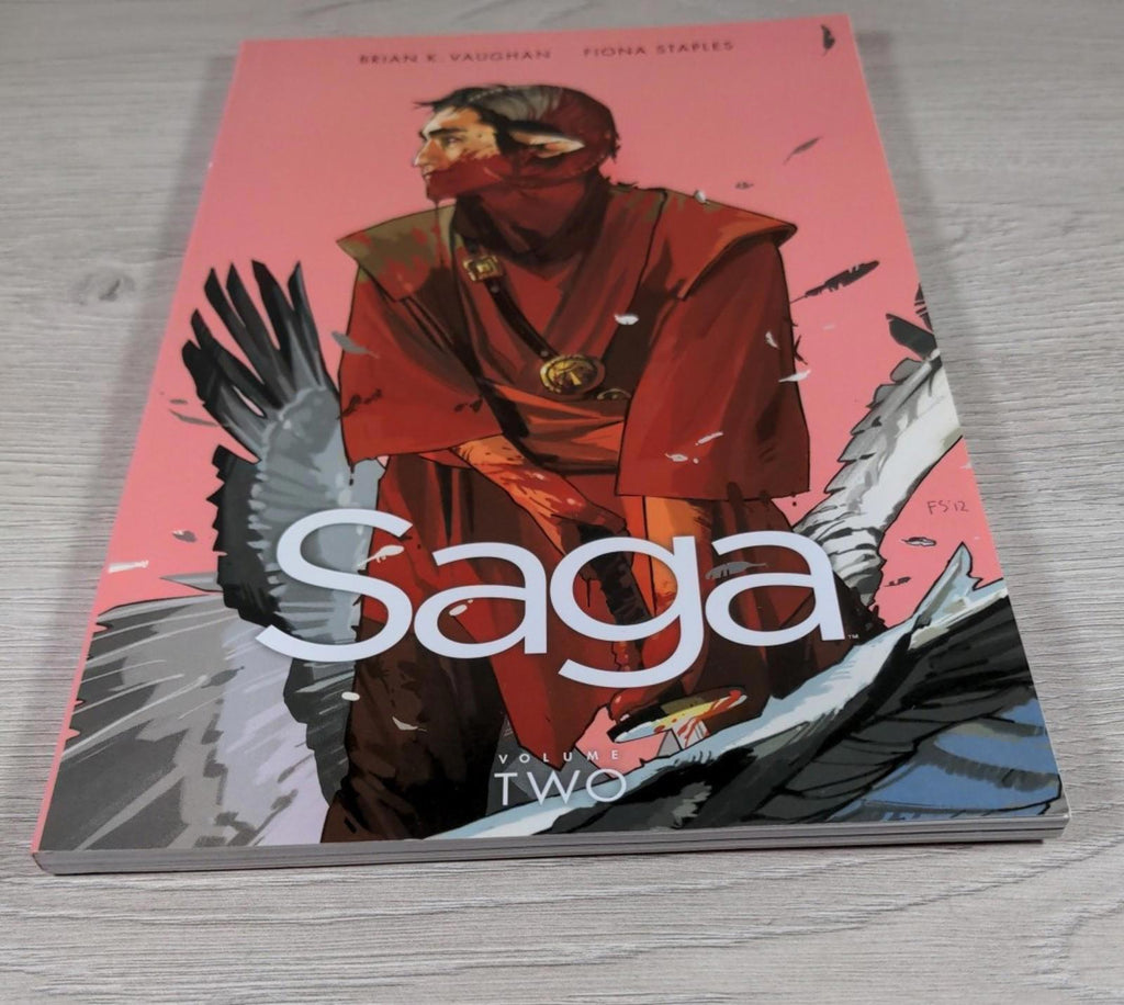 Saga Volume 2 by Brian K Vaughan Paperback 2013 Image Graphic Novel - Retrorama UK