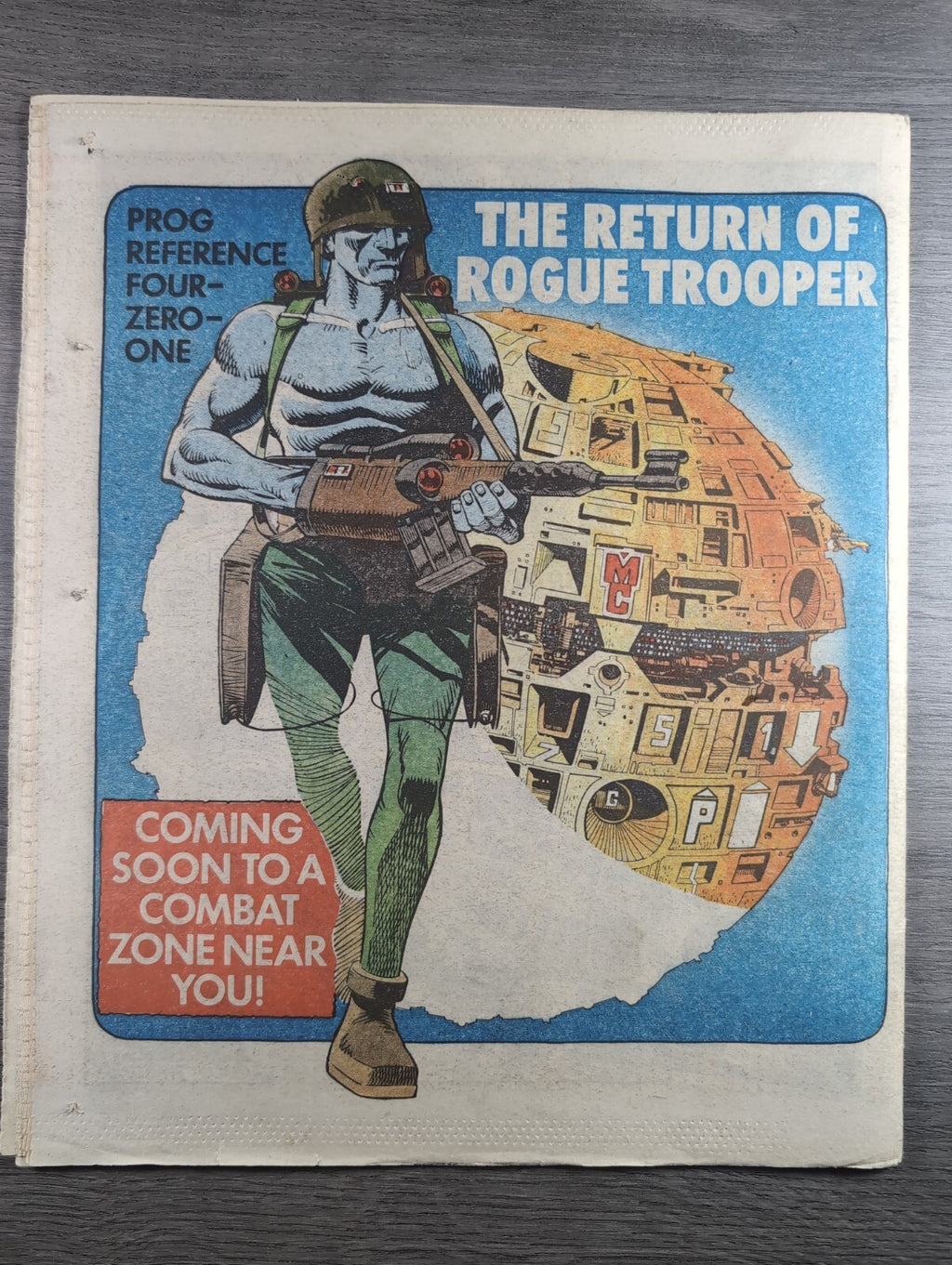 2000AD Prog 395 Featuring Judge Dredd Comic 8th Dec 1984 Vintage Retro Comic