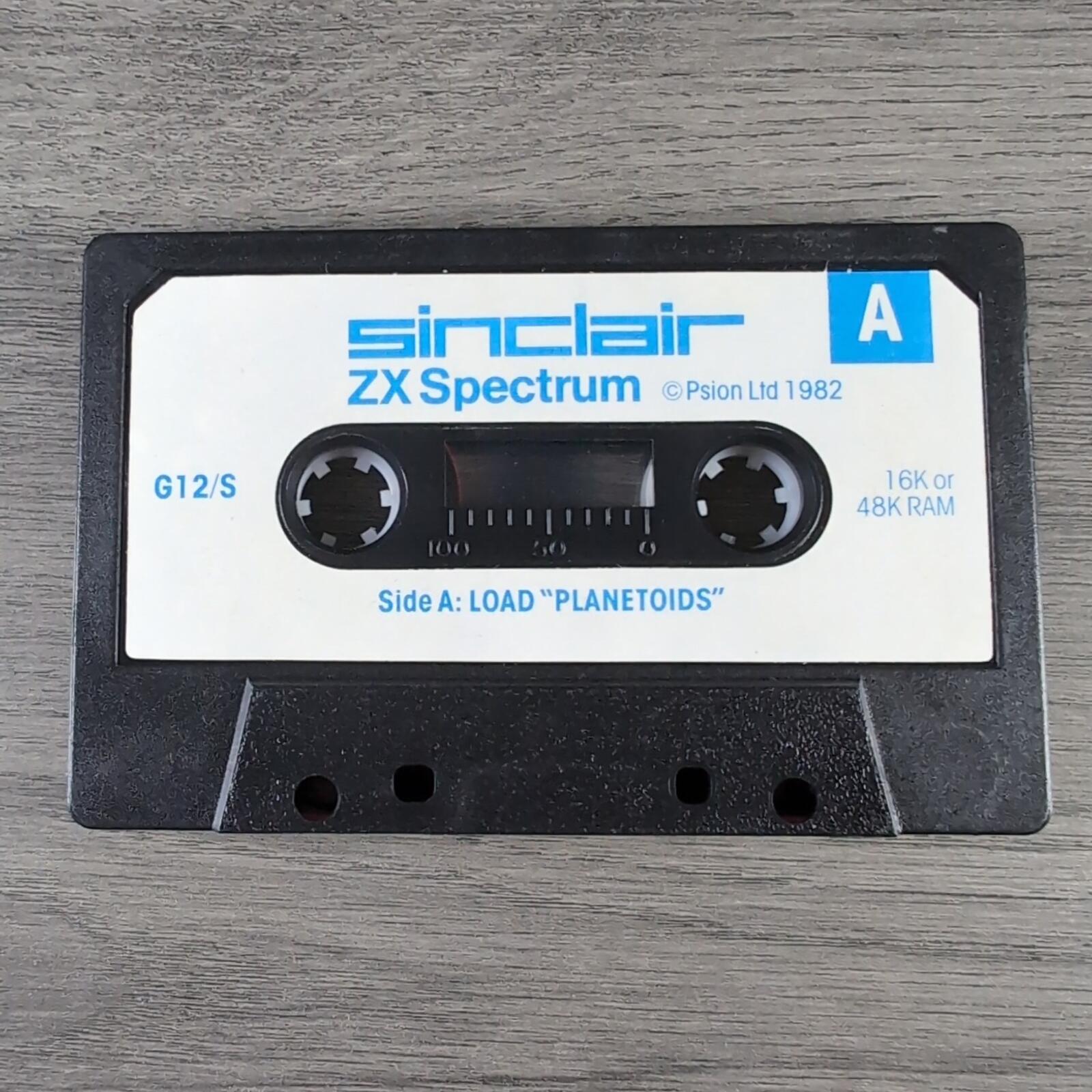 Planetoids (Missile) ZX Spectrum 16/48K Game Cassette Tested & Working