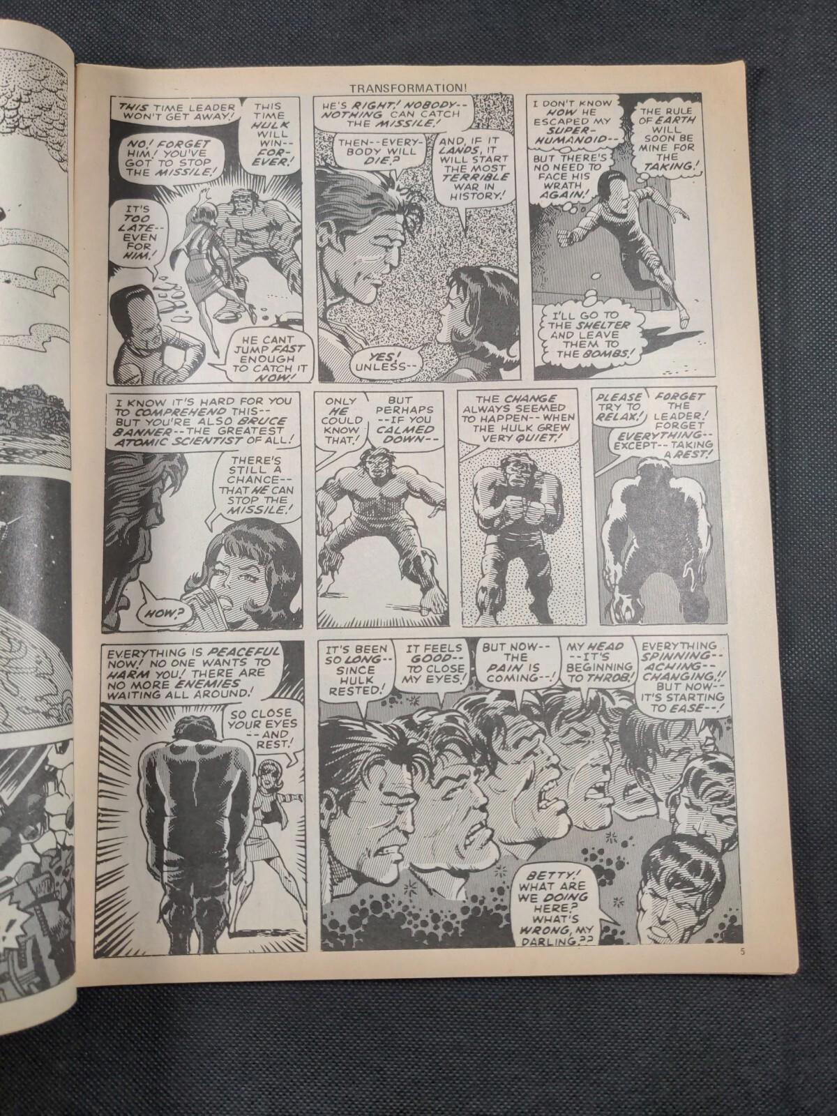Mighty World of Marvel Issue No 70 February 1974 Marvel UK Vintage Comic
