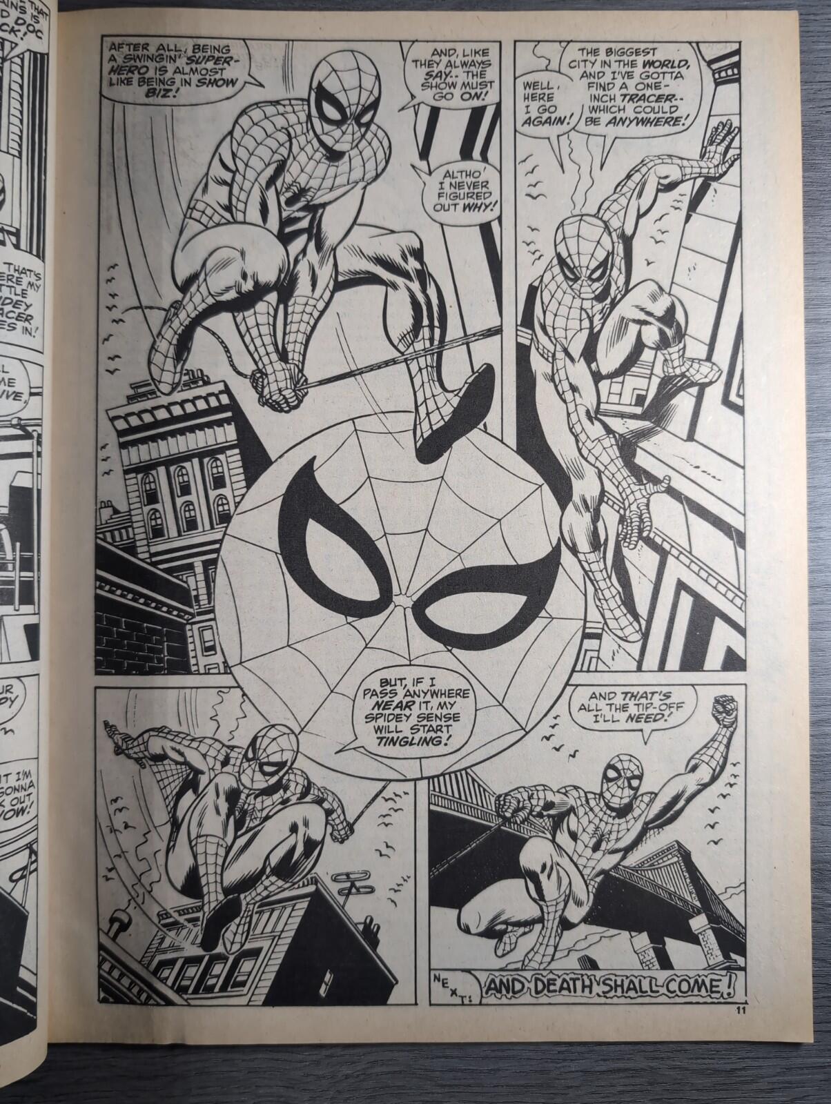 Spider-Man Comics Weekly No 117 Marvel Comics UK 10th May 1975 Vintage Comic