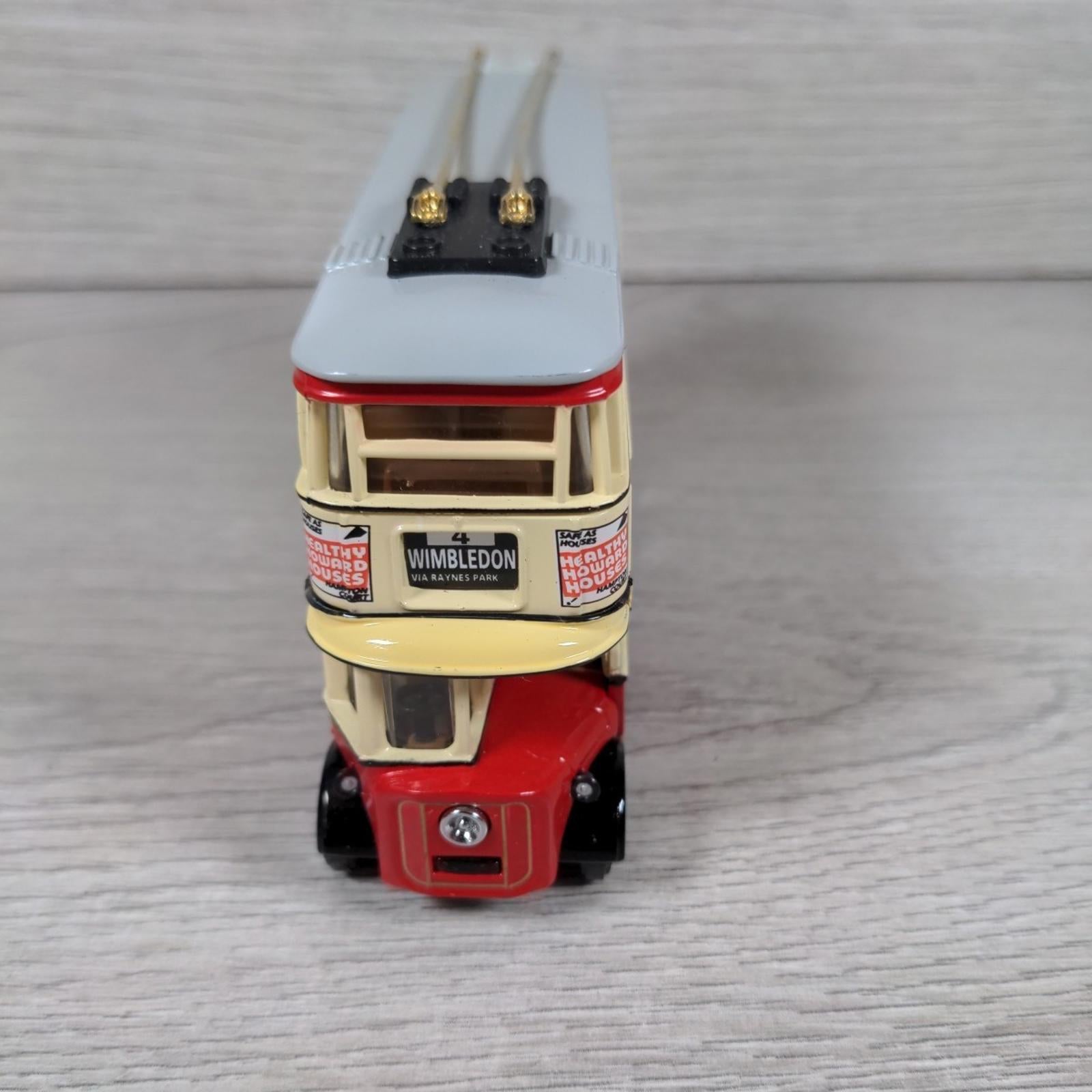 Matchbox Collectables 1913 Diddler Trolley Bus Diecast Model YET01M 1995 Vintage