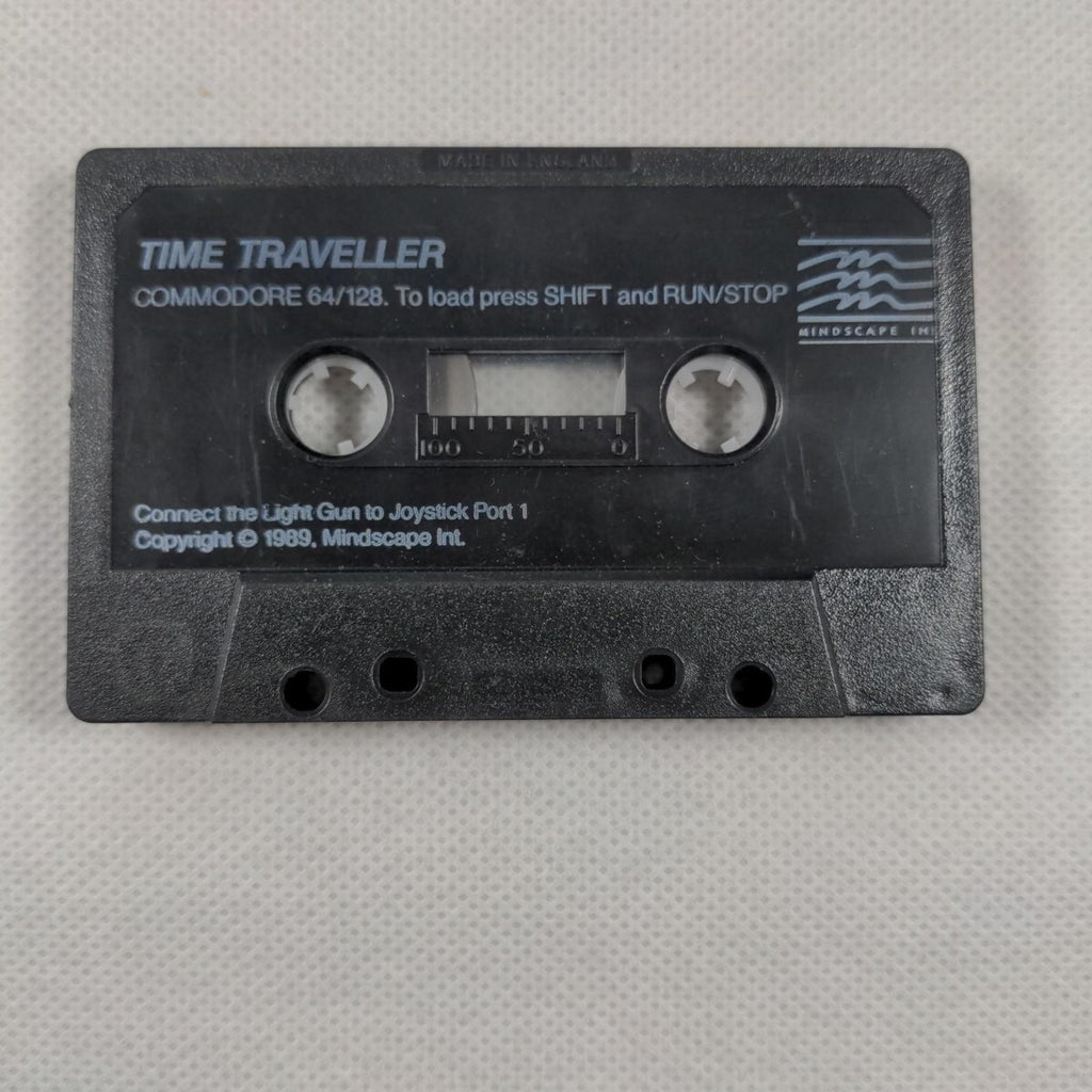 Time Traveller Commodore 64 C64 Game Cassette Light Gun Game Tested & Working
