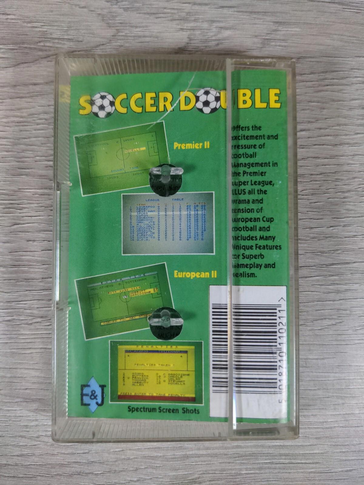 Soccer Double ZX Spectrum 48K 128K Game Cassette - Fully Tested & Working