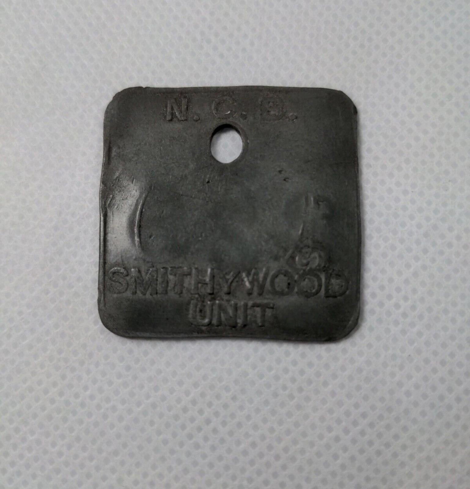 Smithywood Unit No 229 N.C.B. Miners Pit Check Token Tally - Retrorama UK