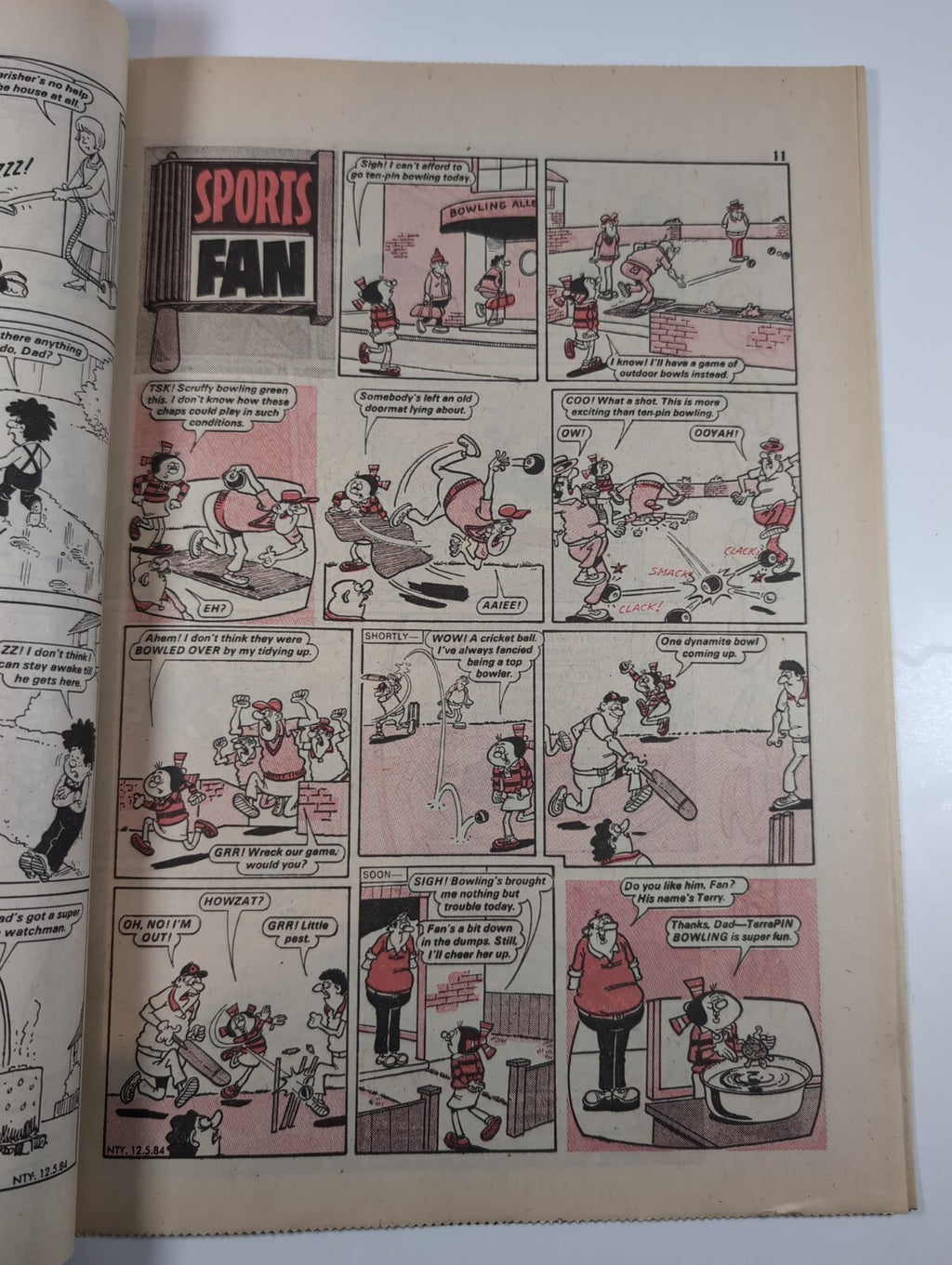 Nutty Comic Featuring Bananaman Issue No. 222 12th May 1984 Vintage Retro Comic