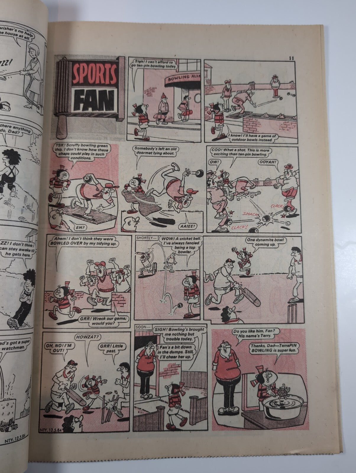 Nutty Comic Featuring Bananaman Issue No. 222 12th May 1984 Vintage Retro Comic