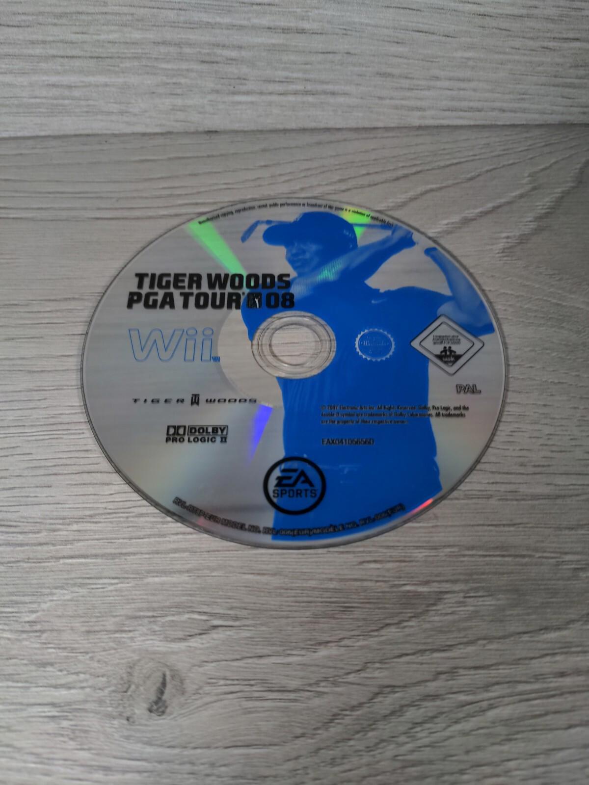 Tiger Woods PGA Tour 08 Nintendo Wii Game & Manual Tested & Working