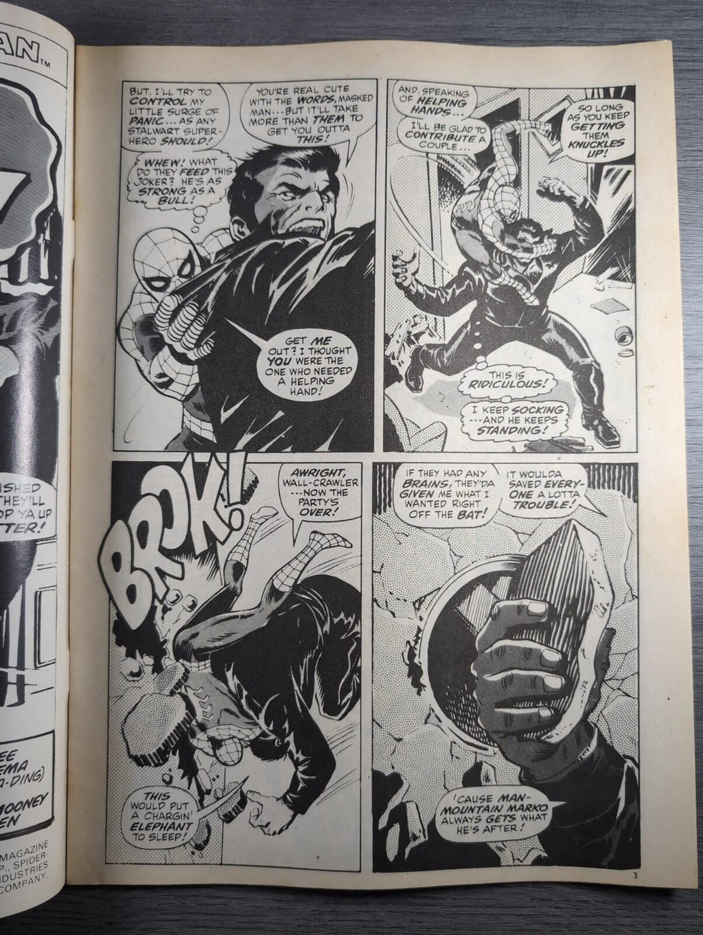 Spider-Man Comics Weekly No 87 Marvel Comics UK 12th October 1974 Vintage Comic