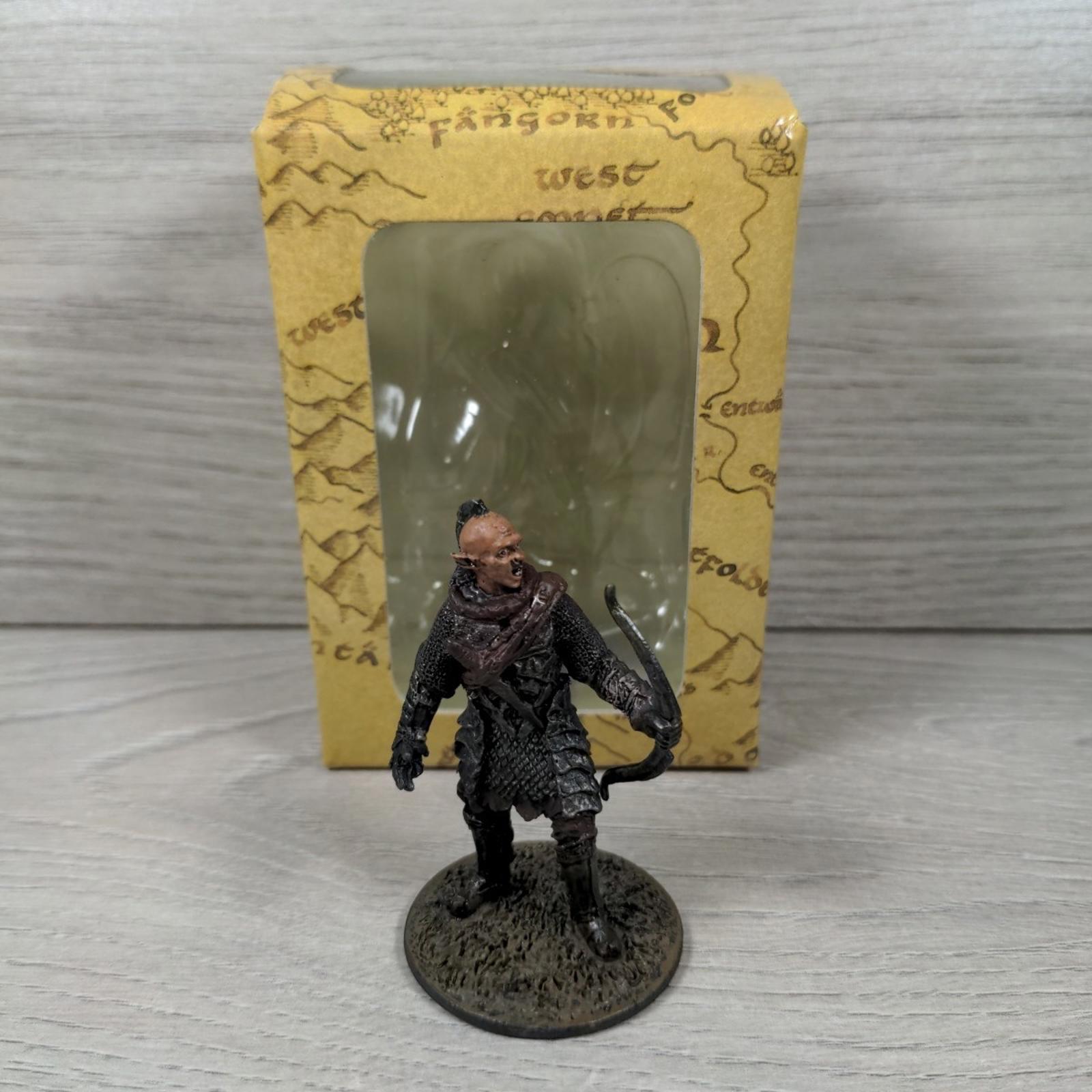 Eaglemoss Orc Archer Lord of the Rings Collectors Models Metal Figure NPL 2005 - Retrorama UK