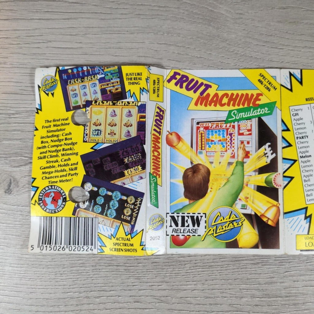 Fruit Machine Simulator ZX Spectrum 48K 128K Game Cassette Tested & Working