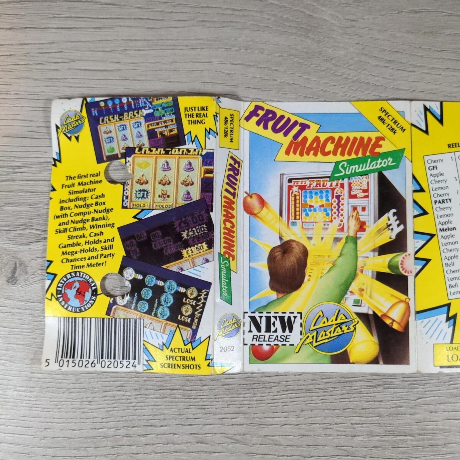 Fruit Machine Simulator ZX Spectrum 48K 128K Game Cassette Tested & Working