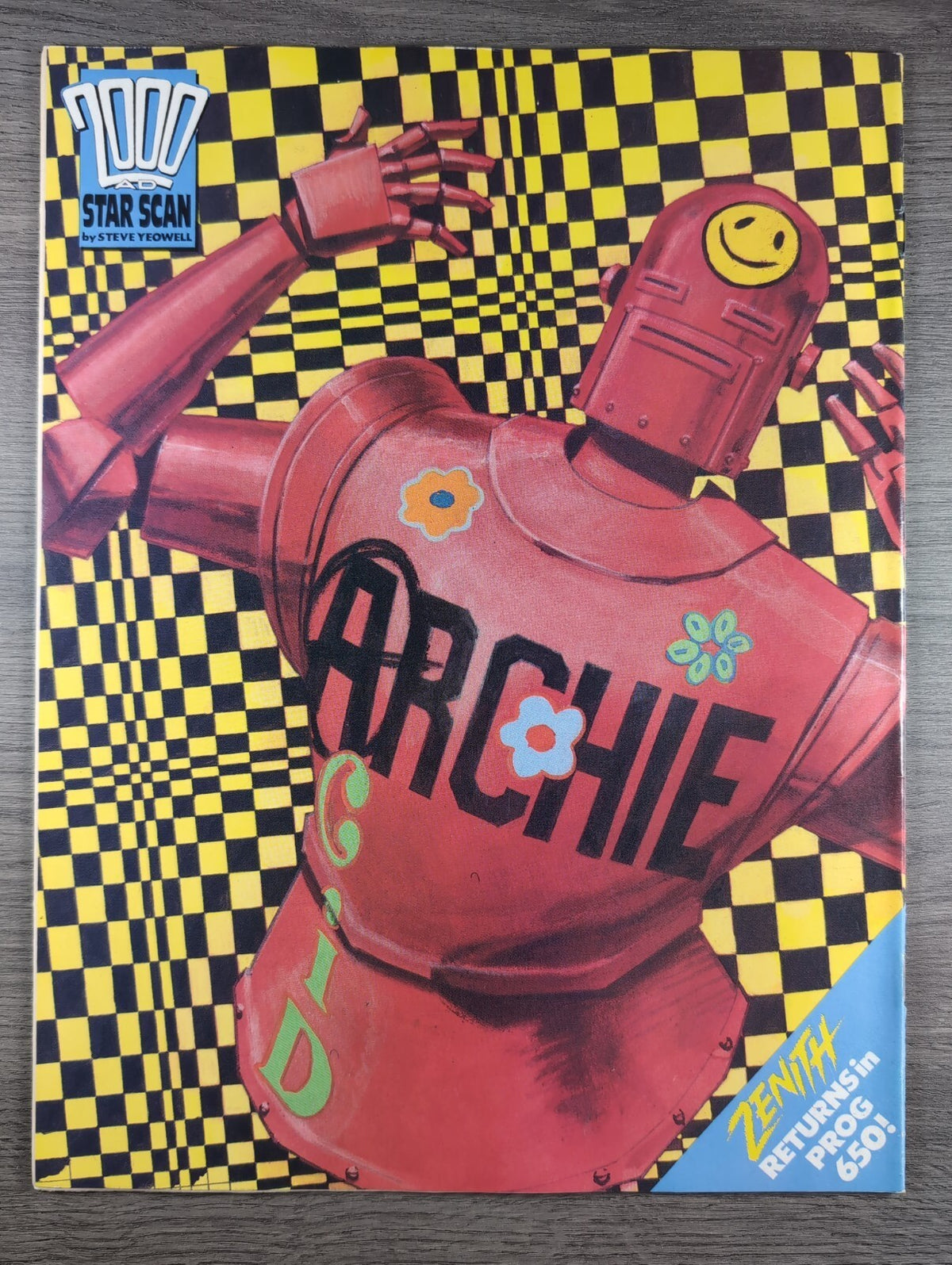 2000AD Prog 647 Featuring Judge Dread Comic 7th Oct 1989 Vintage Retro Comic - Retrorama UK