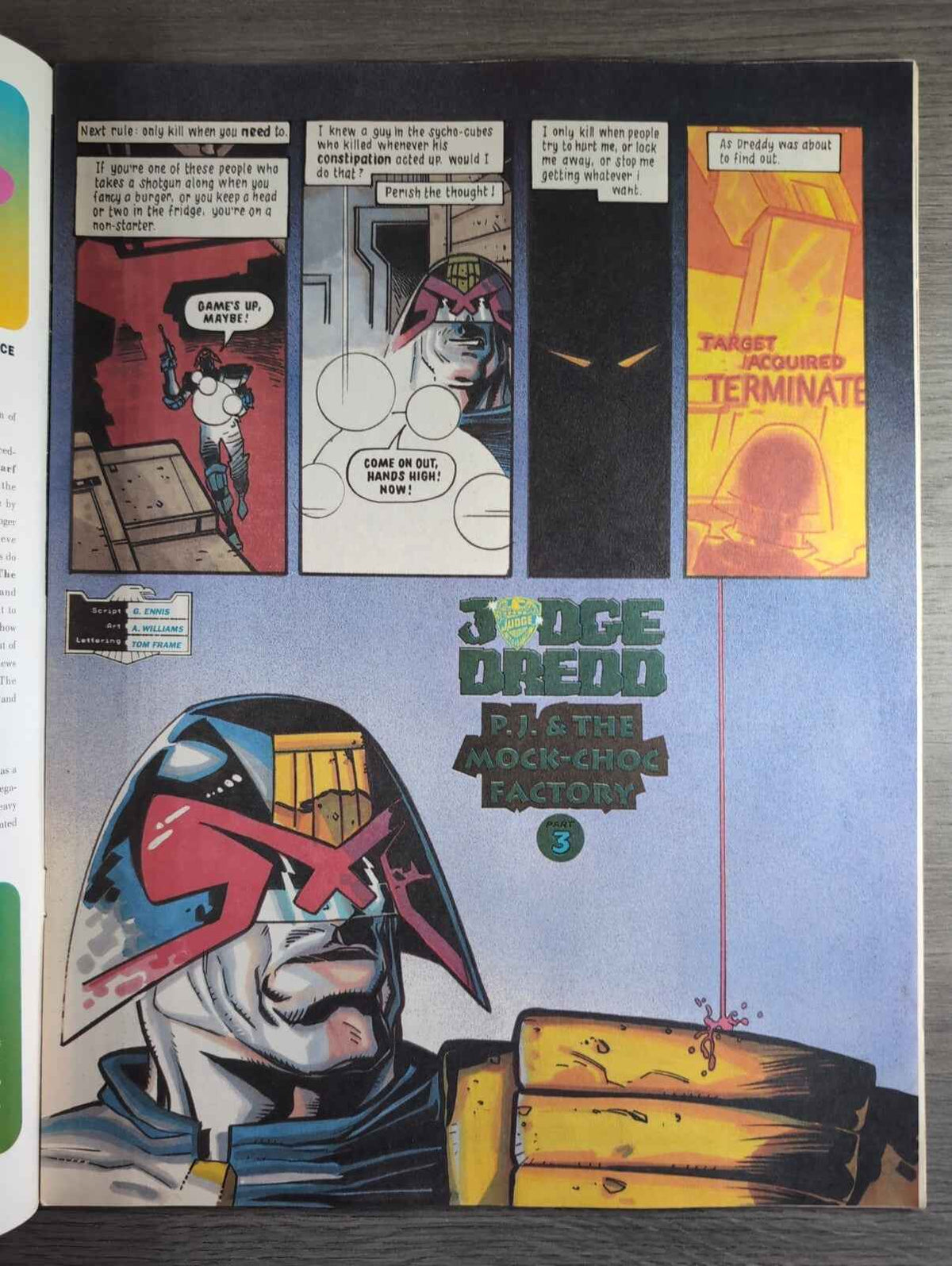 2000AD Prog 822 Featuring Judge Dredd Comic 13th Feb 1993 Vintage Retro Comic