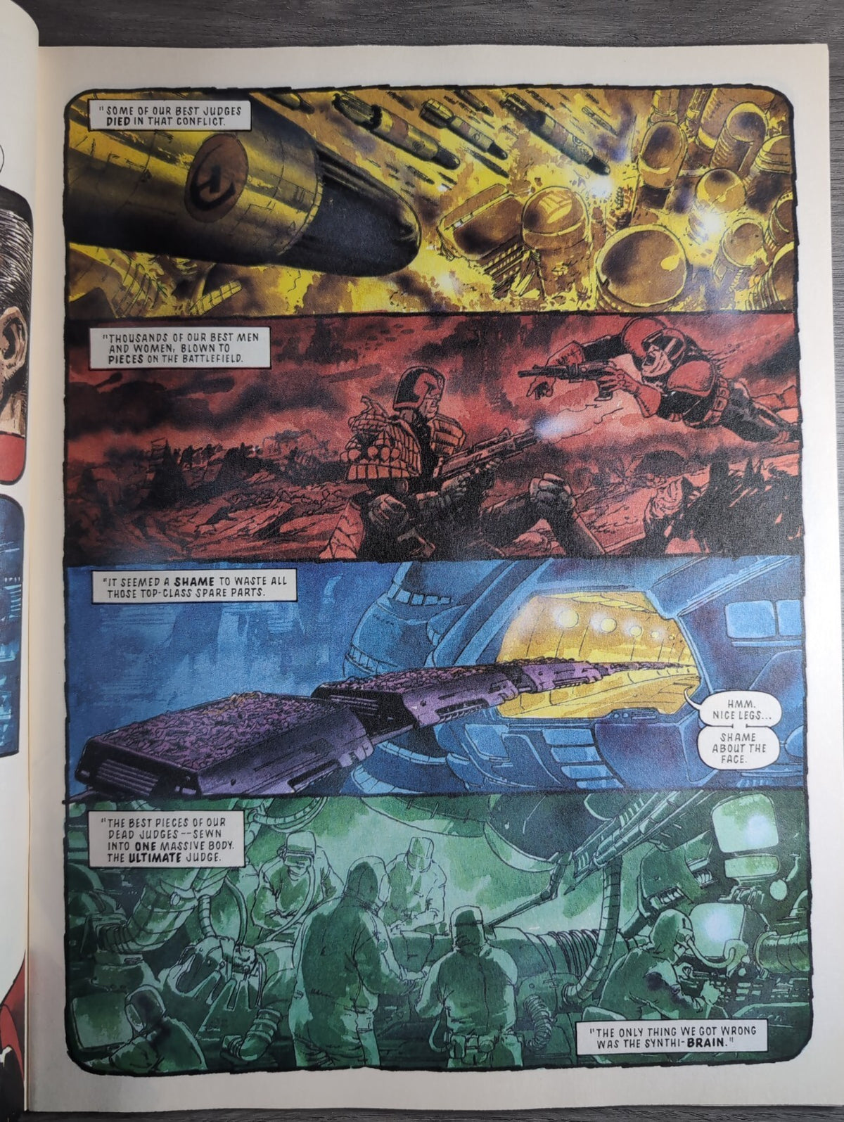 2000AD Prog 869 Featuring Judge Dredd Comic 8th Jan 1994 Vintage Retro Comic
