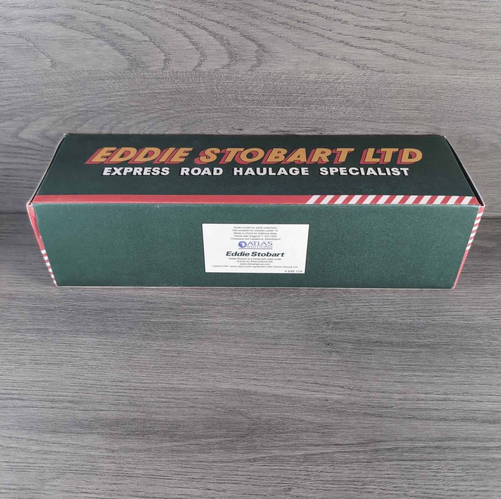 Atlas Editions Eddie Stobart Leyland DAF FT85CF Curtainside Davena H345 1:76