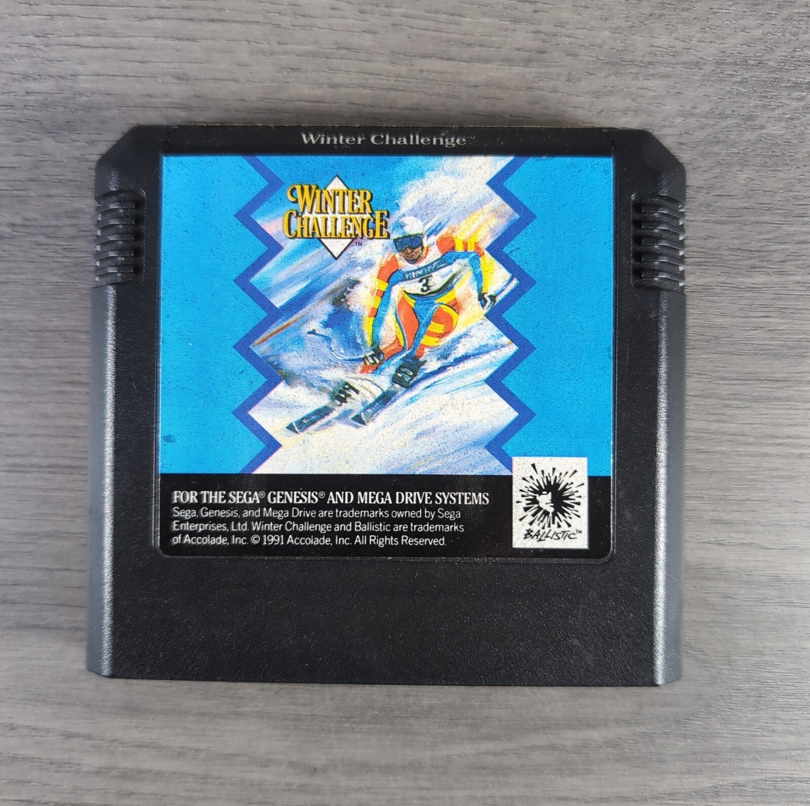 Winter ChallengeSega Mega Drive/Genisis Game Tested & Working Manual Included