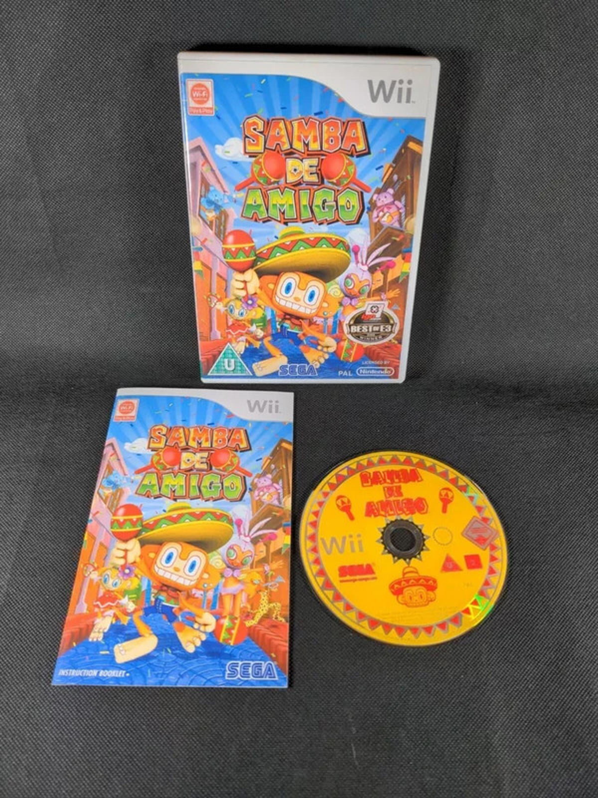 Samba De Amigo Nintendo Wii Rhythm Game Only Very Good Condition