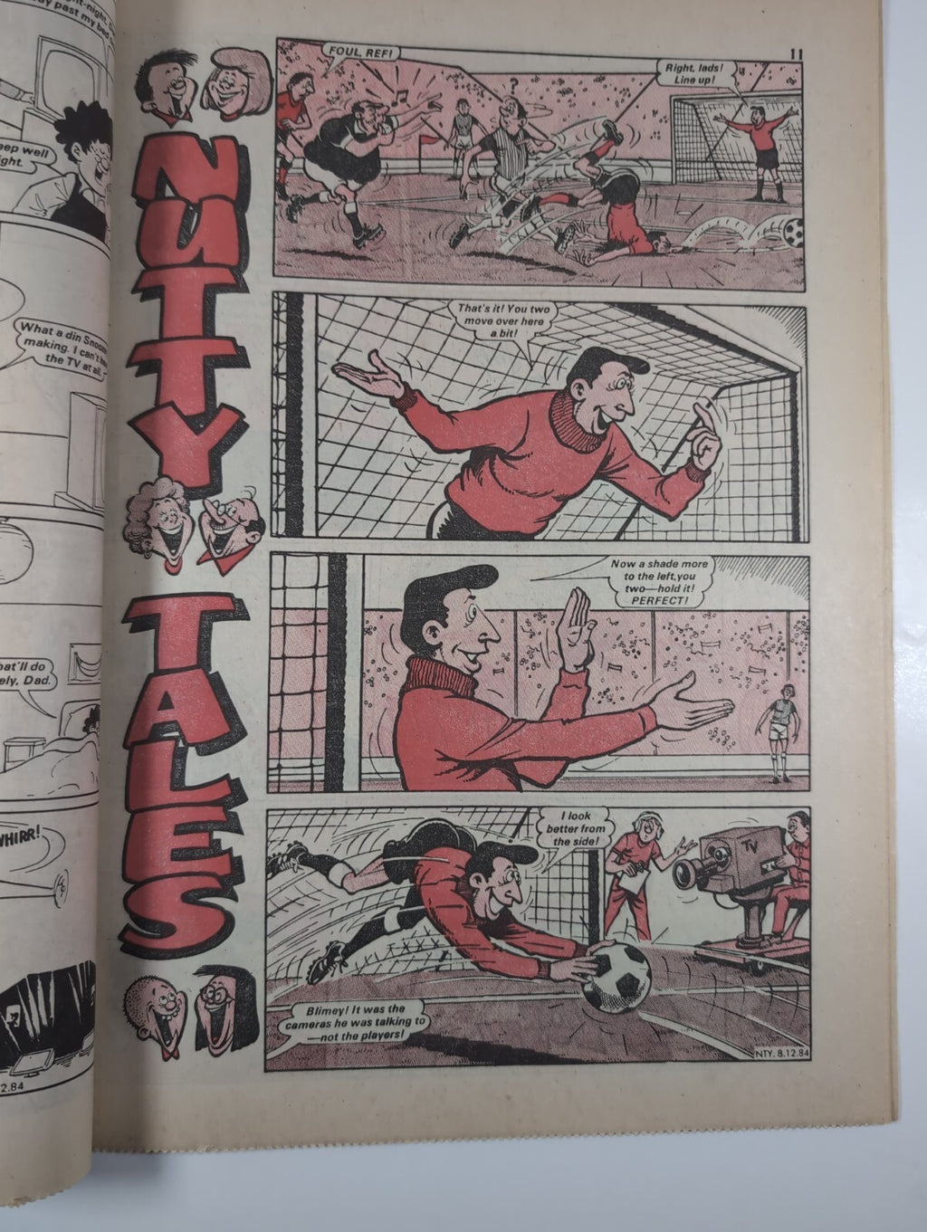 Nutty Comic Featuring Bananaman Issue No. 252 Dec 8th 1984 Vintage Retro Comic