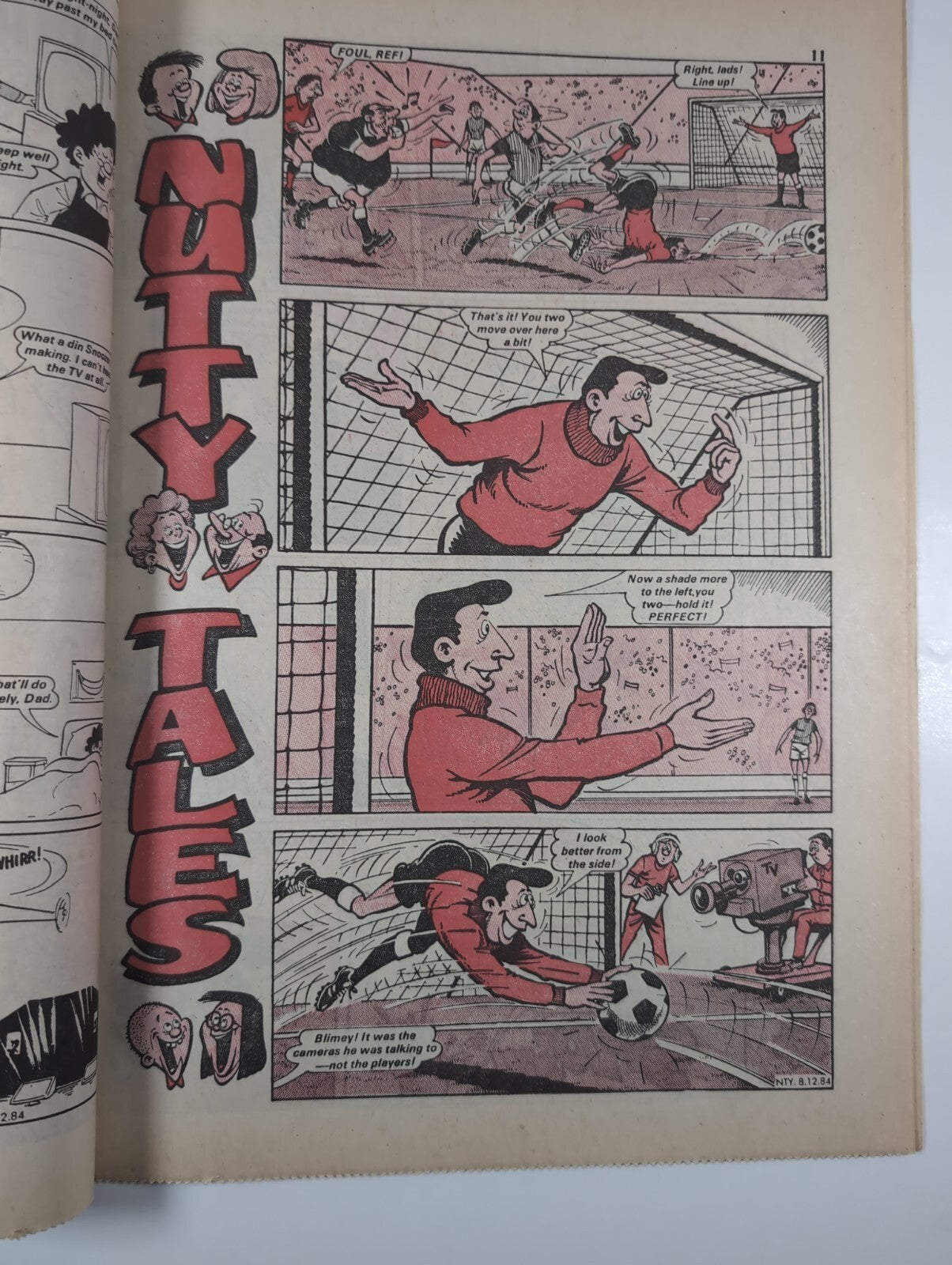 Nutty Comic Featuring Bananaman Issue No. 252 Dec 8th 1984 Vintage Retro Comic