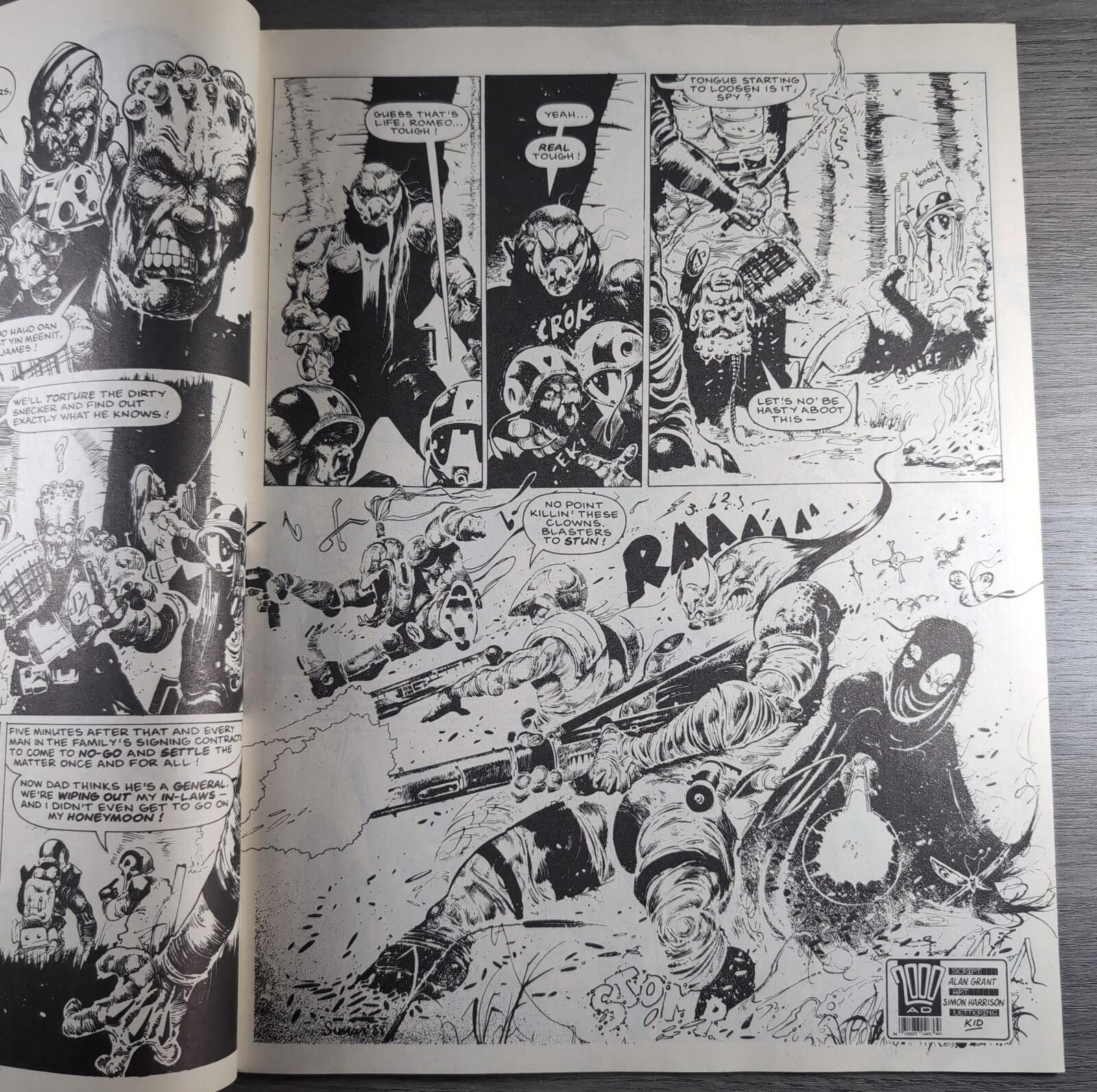 2000AD Prog 582 Featuring Judge Dredd 9th July 1988 Vintage Comic