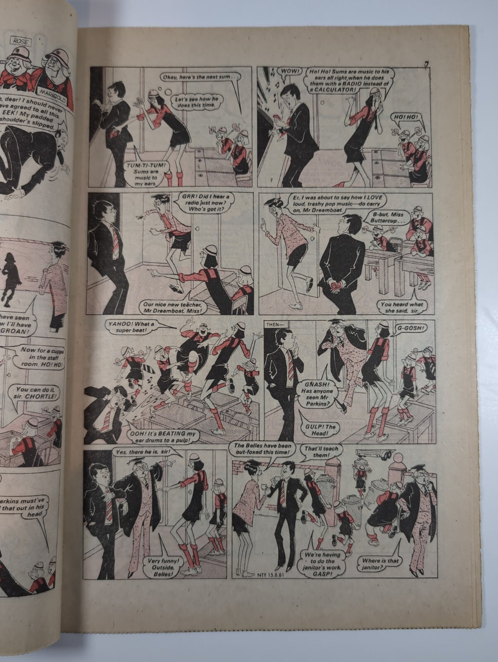 Nutty Comic Featuring Bananaman Issue No. 79 Aug 15th 1981 Vintage Retro Comic