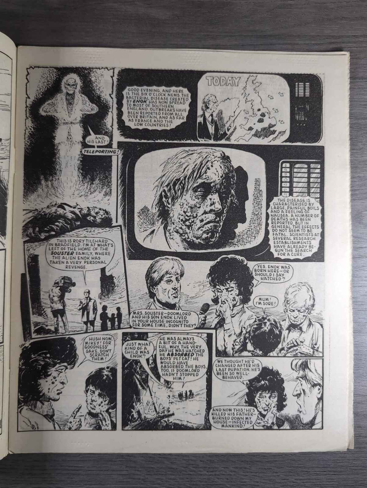 Eagle Comic Issue No. 232 30th August 1986 Vintage Retro UK Comic