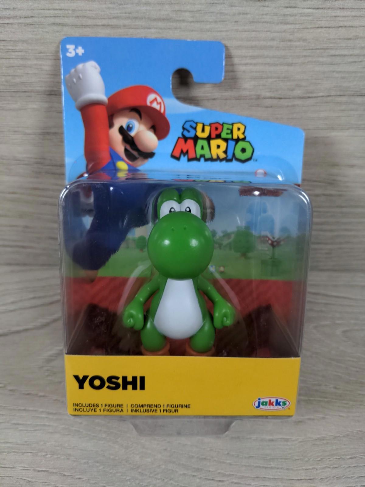 Super Mario Yoshi 7cm Action Figure Jakks Pacific - Factory Sealed Pack