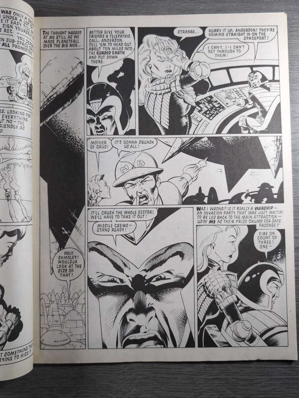 2000AD Prog 609 Featuring Judge Dread Comic 14th Jan 1989 Vintage Retro Comic