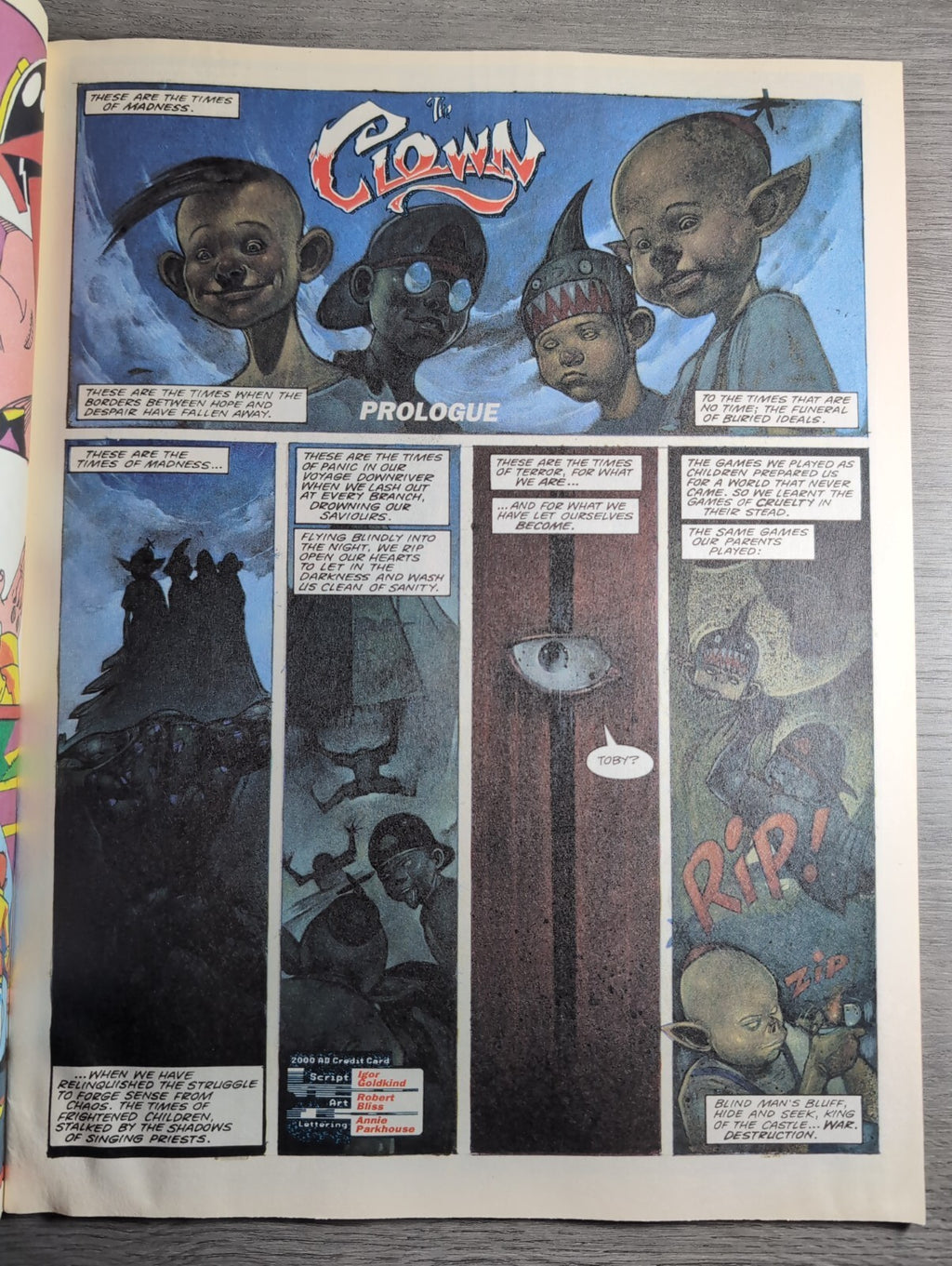 2000AD Prog 841 Featuring Judge Dredd Comic 26th June 1993 Vintage Retro Comic