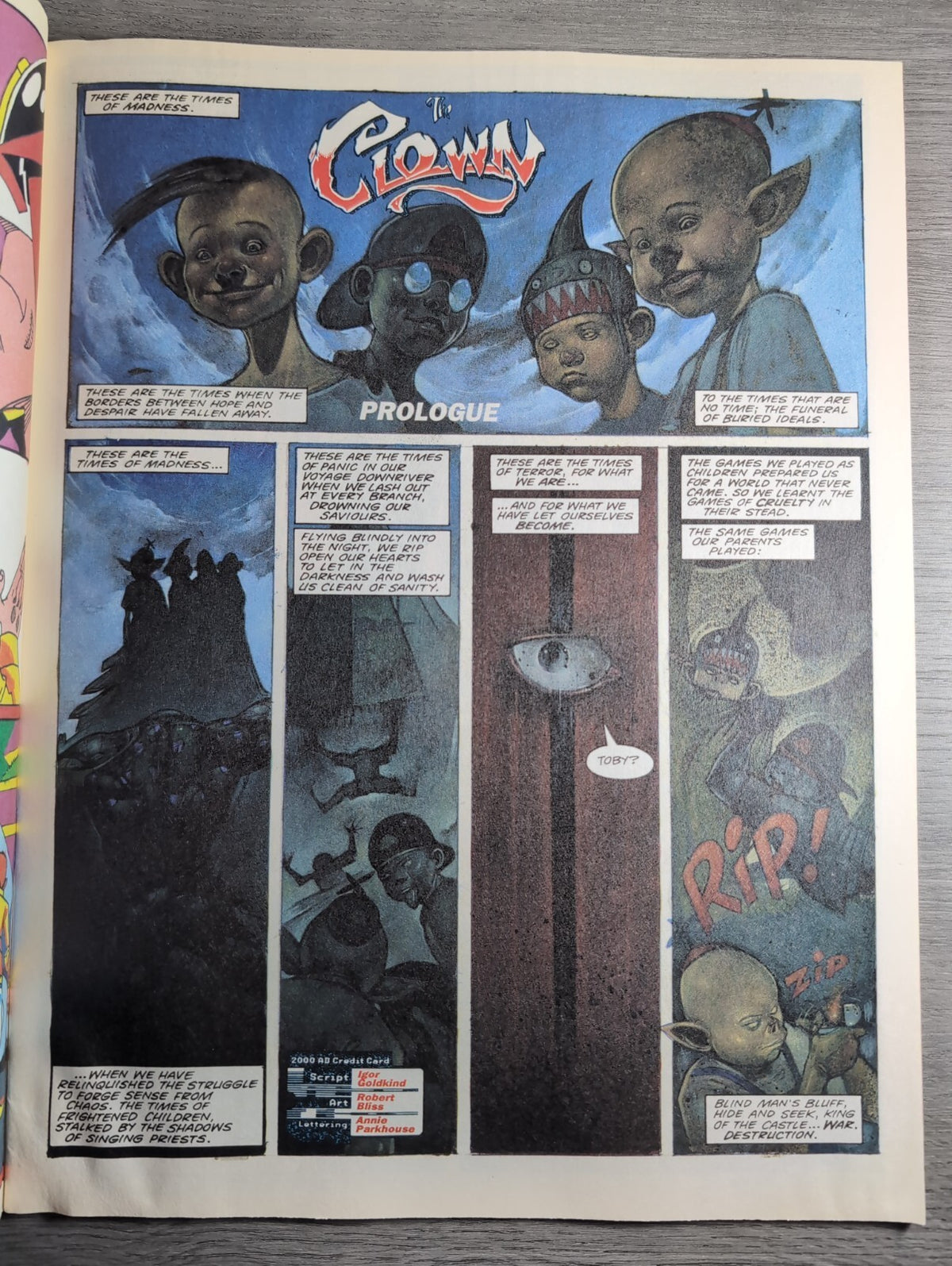 2000AD Prog 841 Featuring Judge Dredd Comic 26th June 1993 Vintage Retro Comic