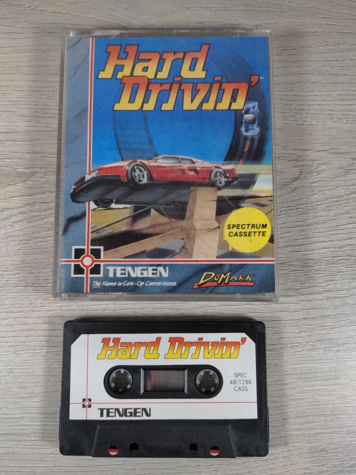 Hard Driving ZX Spectrum 48K 128K Video Game Cassette Tested & Working