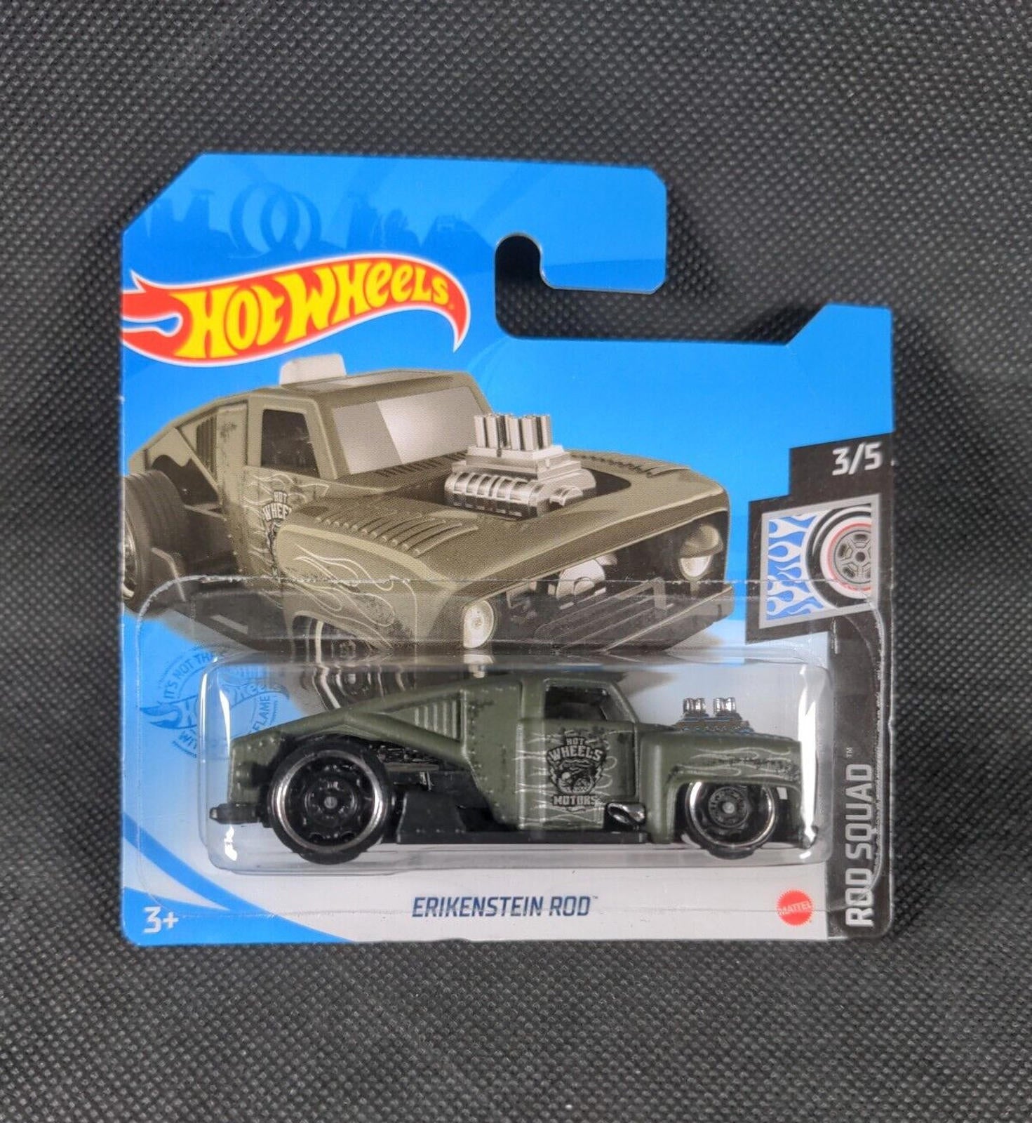 Hot Wheels - Erikenstin Rod-  Rod Squad 3/5 - 2021 - 120/250 Diecast Car - Retrorama UK
