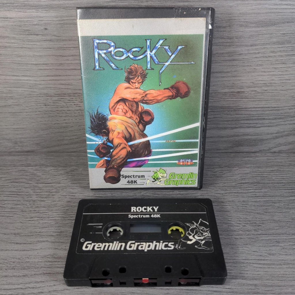 Rocky ZX Spectrum 48K Game Cassette Gremlin Graphics Tested & Working