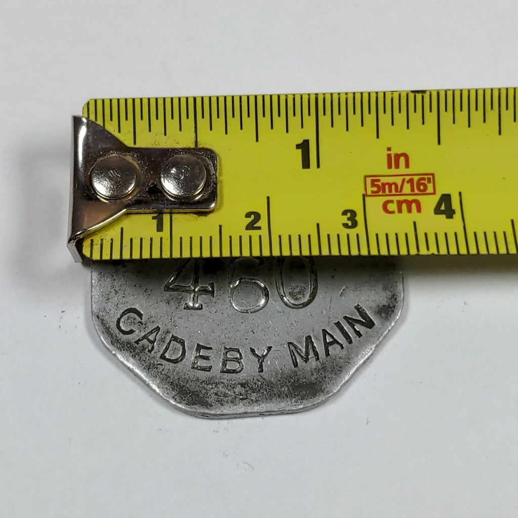 Cadeby Main No 460 Colliery Miners Pit Check Token Tally Mining Memorabilia