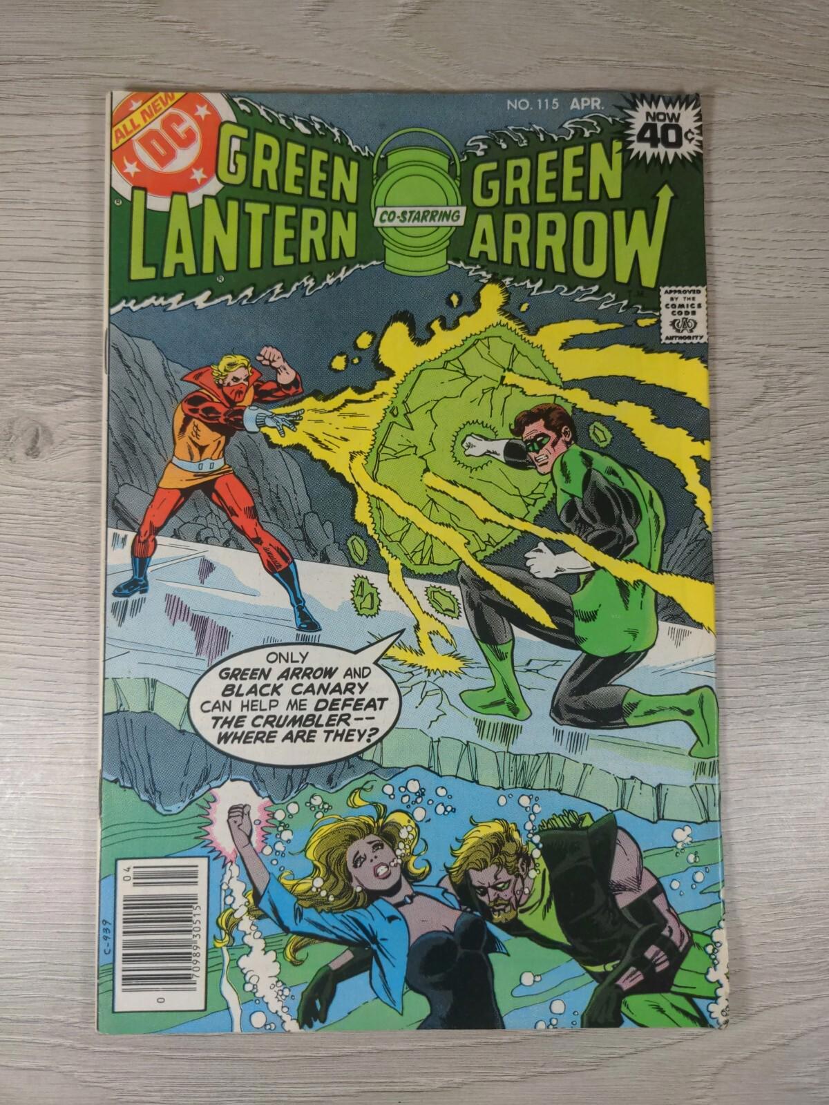 DC Comics Green Lantern #115 April 1979 Co-Staring Green Arrow - Vintage Comic - Retrorama UK