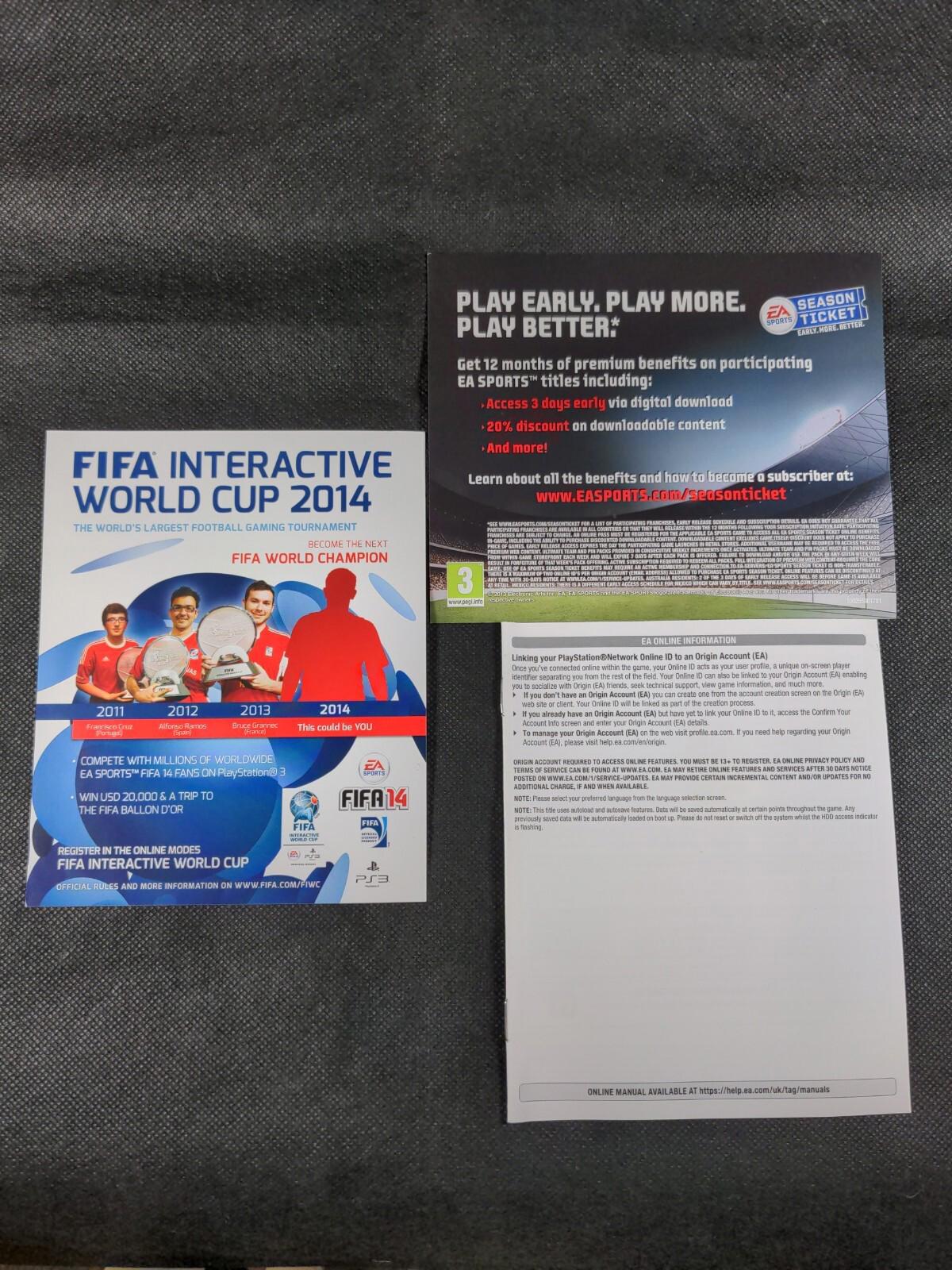 FIFA 14 PlayStation 3  (PS3) Video Game Region2 PAL