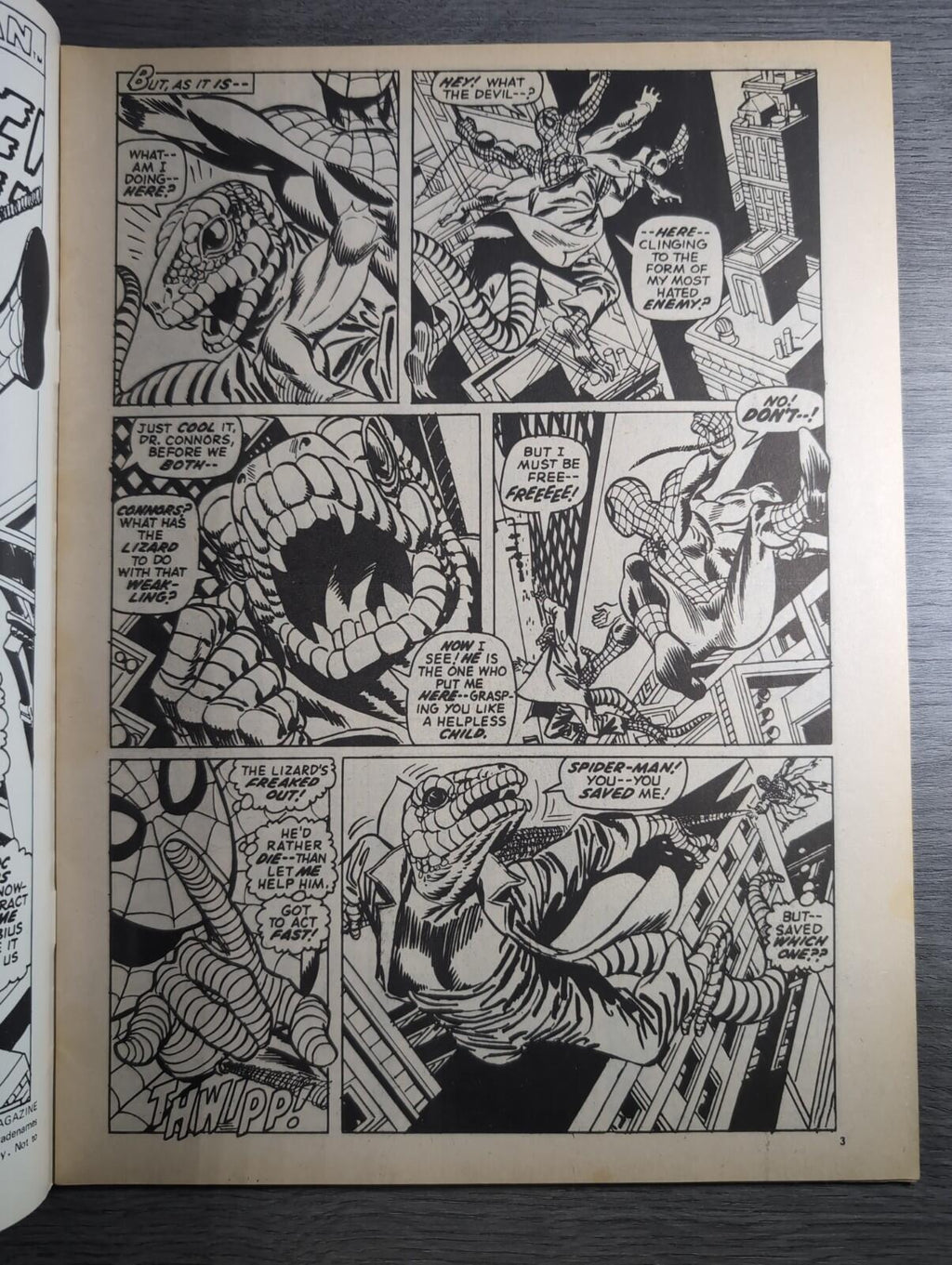 Spider-Man Comics Weekly No 143 Marvel Comics UK 8th November 1975 Vintage Comic
