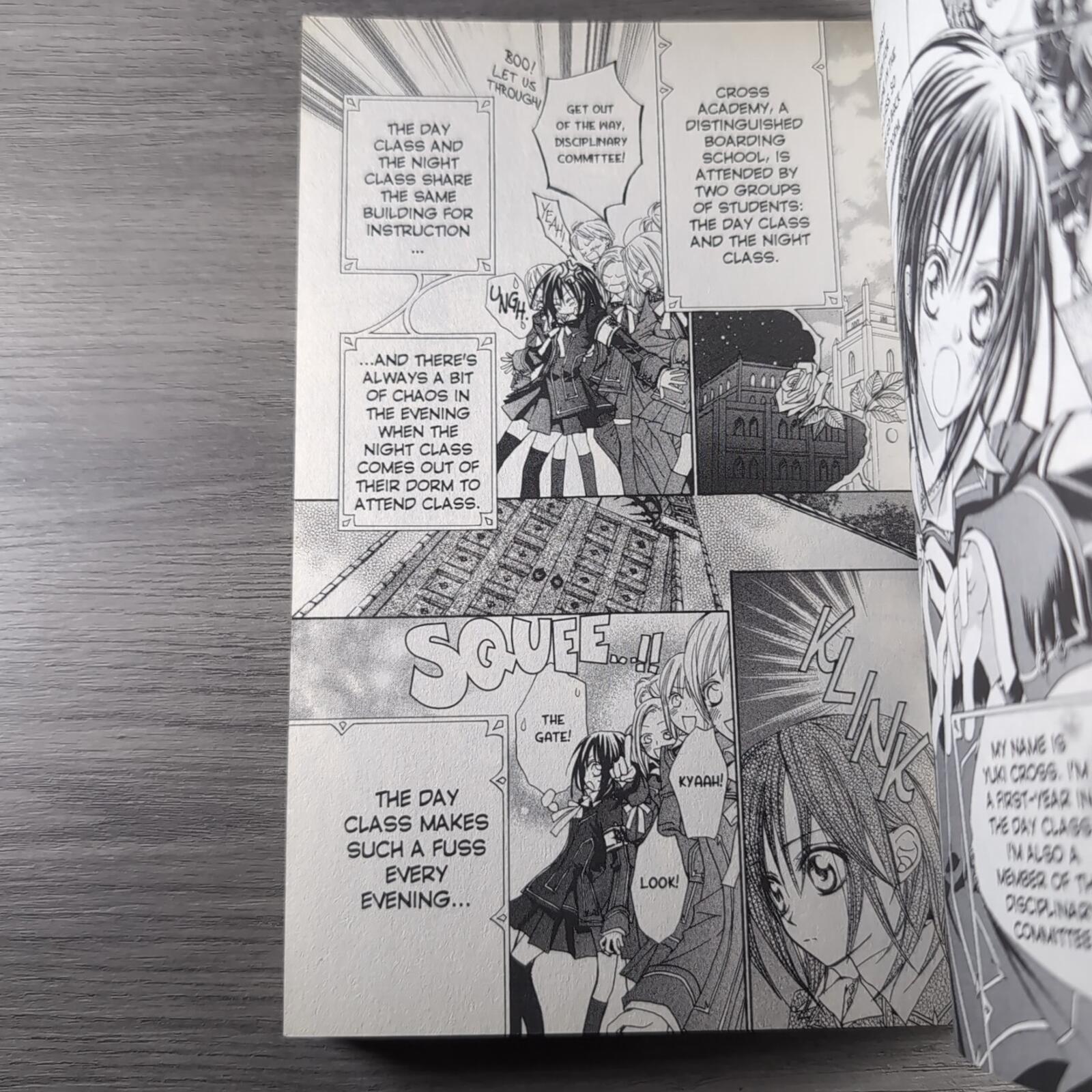 Vampire Knight Vol 1 Matsuri Hino Shojo Beat Manga Paperback Book