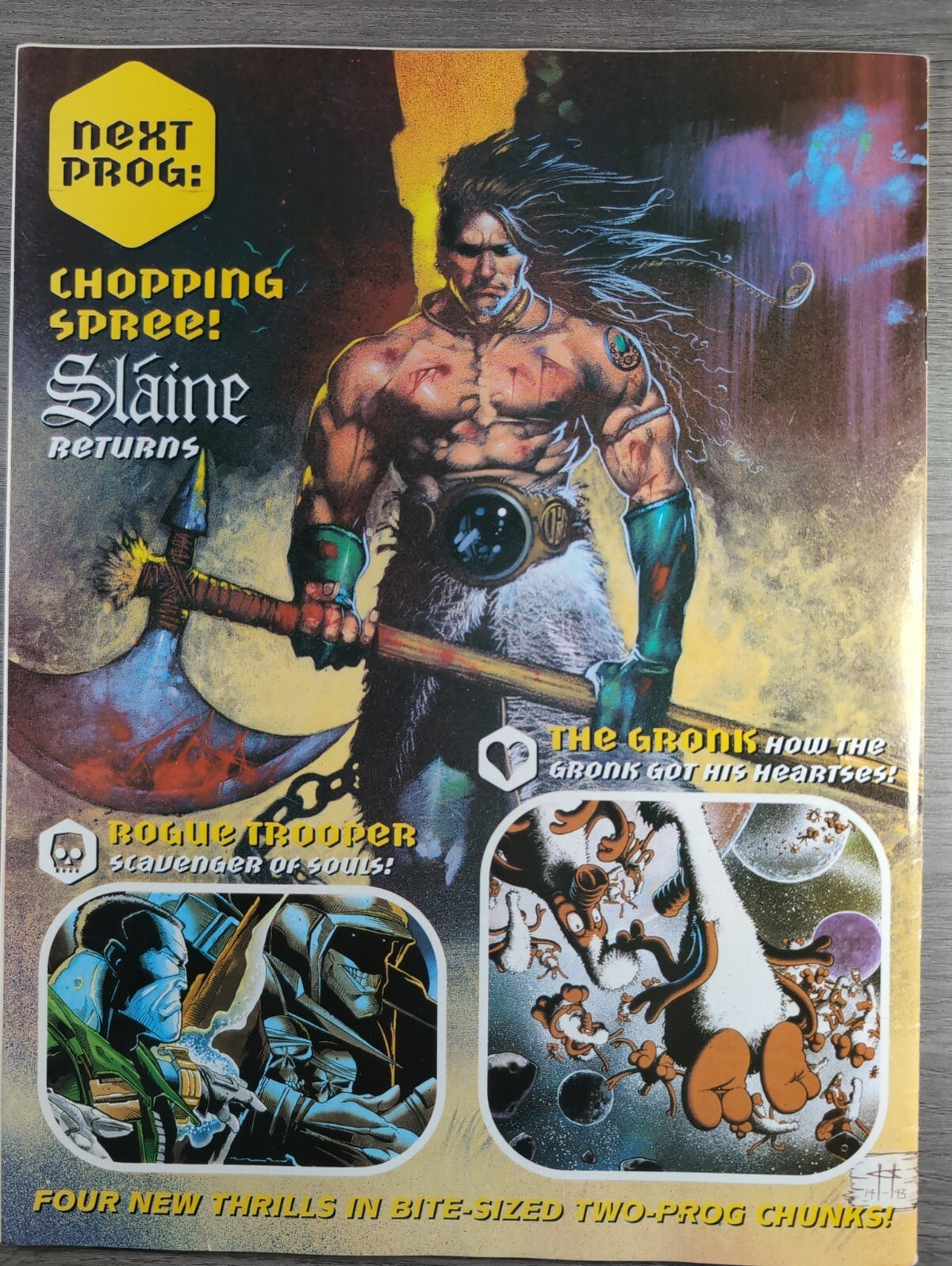2000AD Prog 849 Featuring Judge Dredd Comic 21st Aug 1993 Vintage Retro Comic
