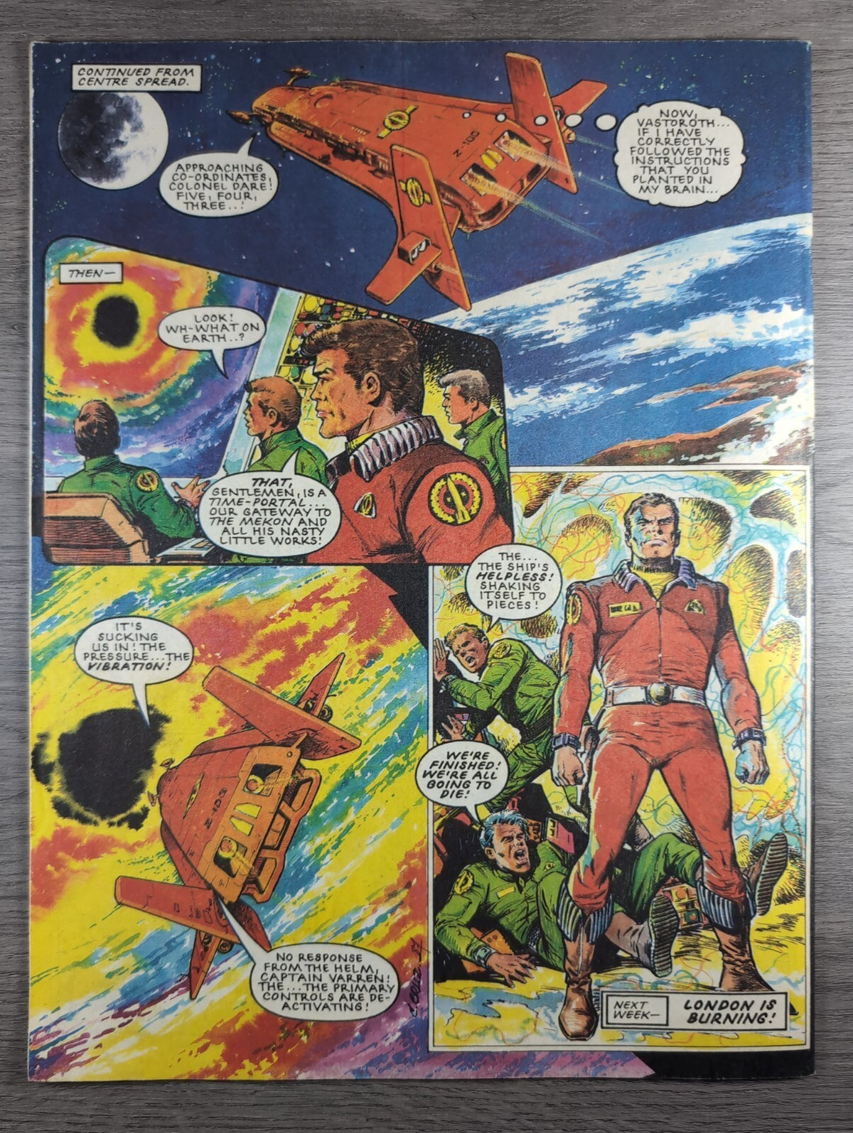 Eagle Comic Issue No. 261 21st March 1987 Vintage Retro UK Comic