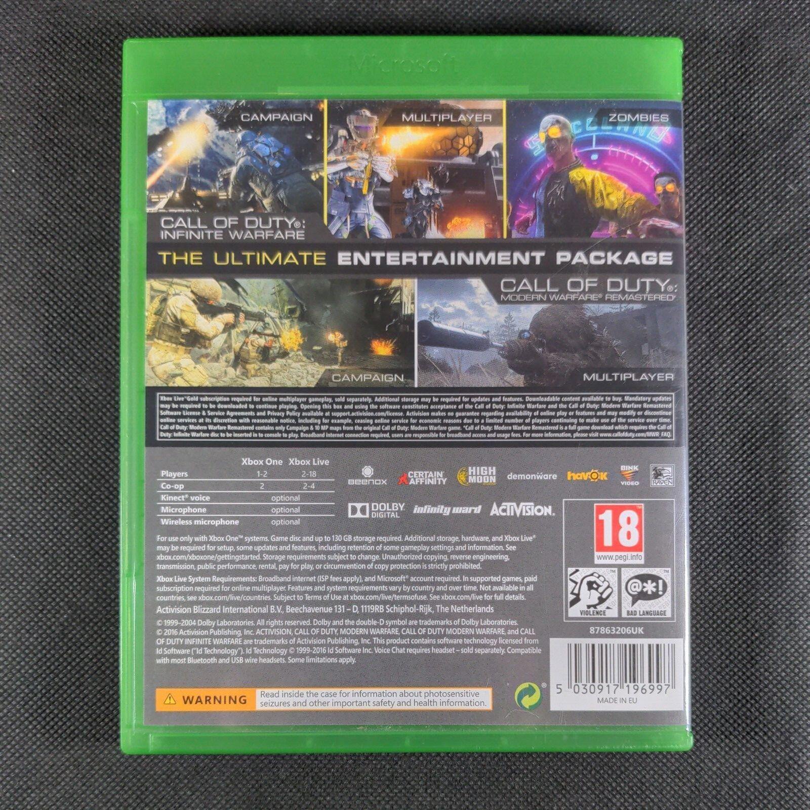 Call of Duty: Infinite Warfare: Legacy Edition Xbox One Game PEGI 18+