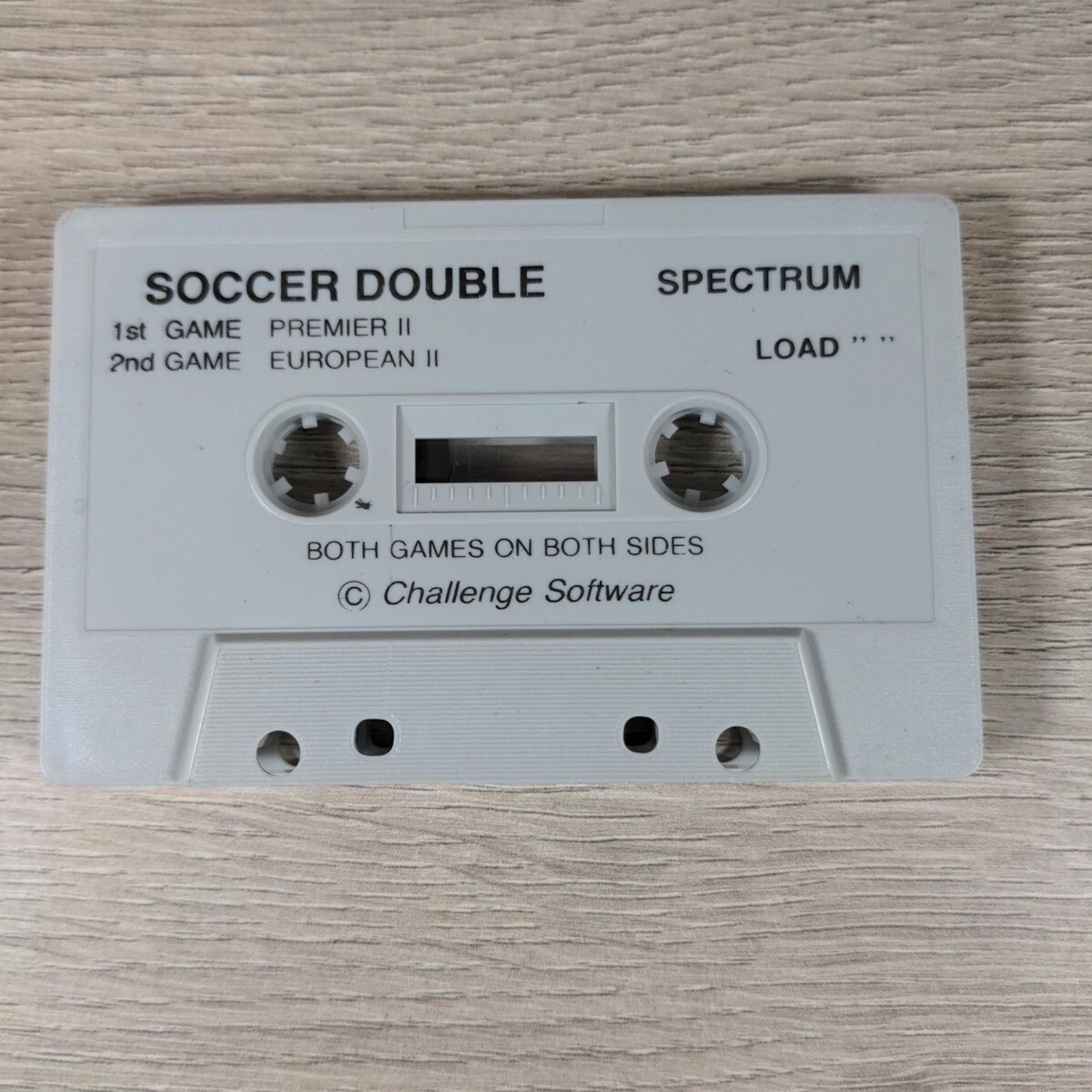 Soccer Double ZX Spectrum 48K 128K Game Cassette - Fully Tested & Working