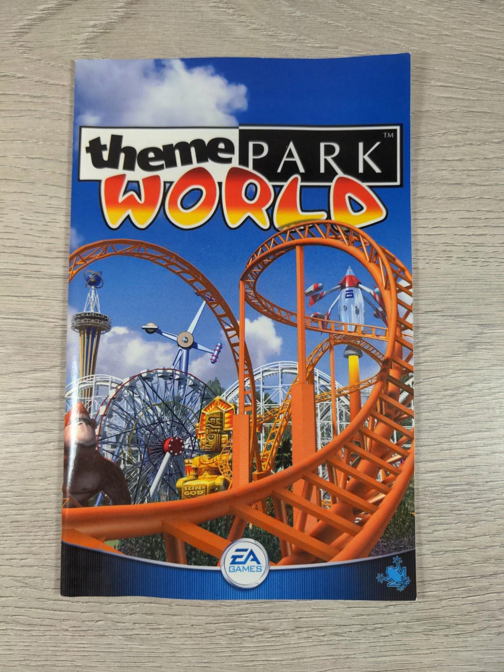 Theme Park World Playstation 2 PS2 Game + Manual Tested & Working VGC