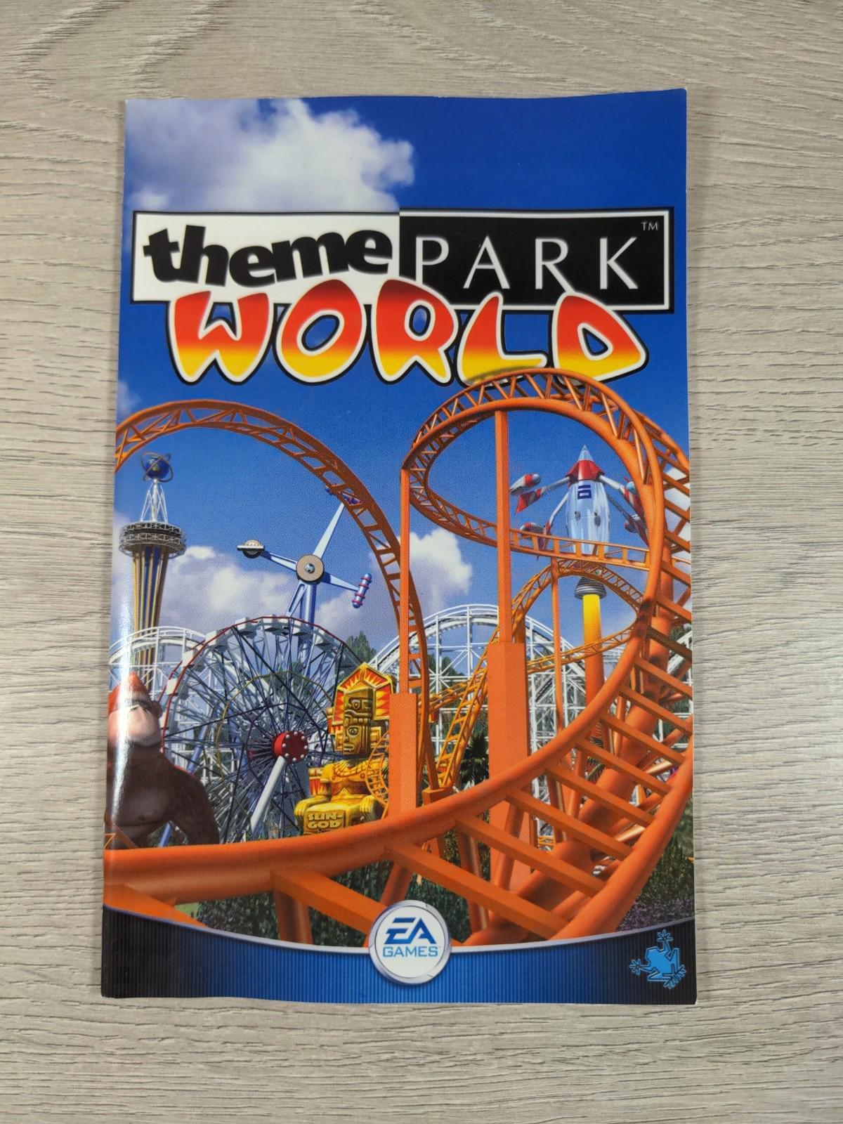 Theme Park World Playstation 2 PS2 Game + Manual Tested & Working VGC