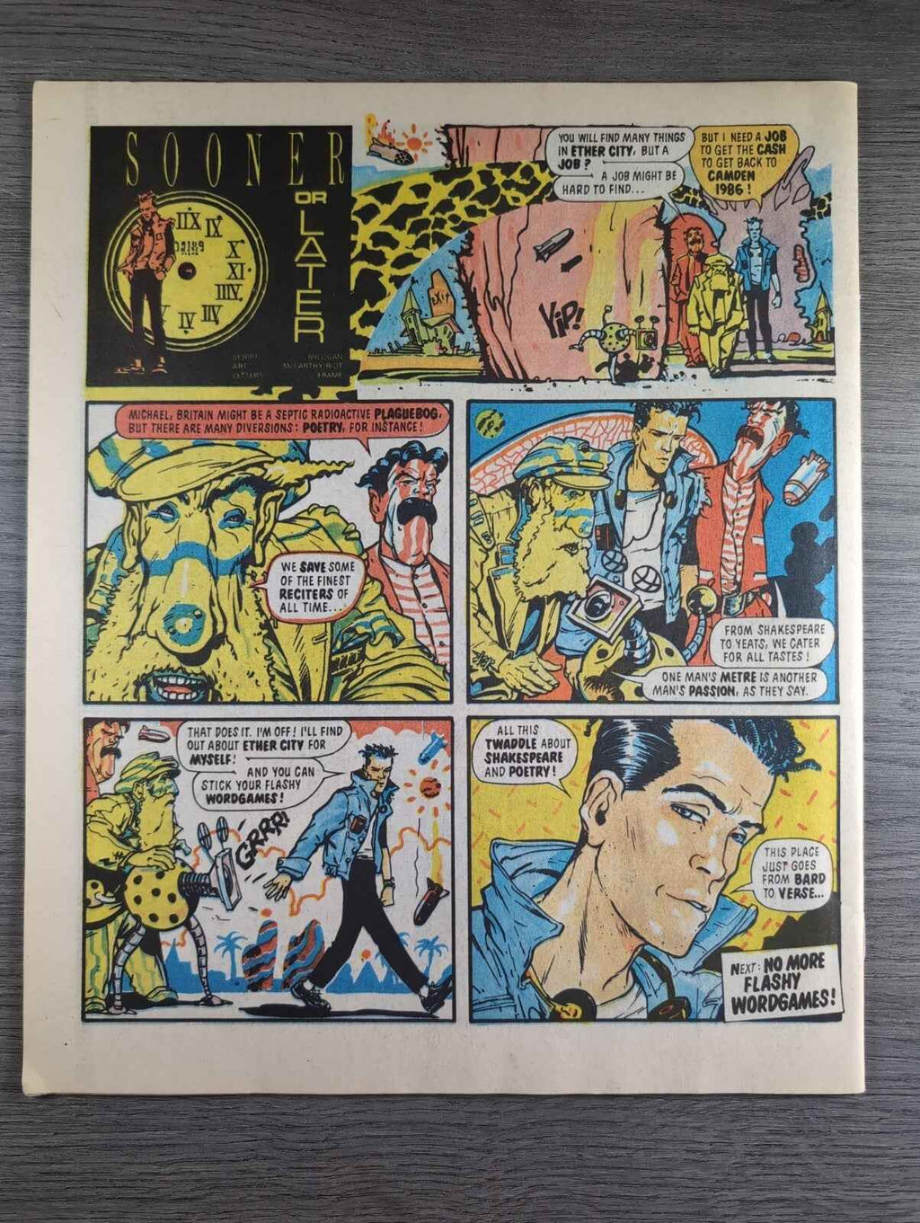 2000AD Prog 470 Featuring Judge Dread Comic 17th May 1986 Vintage Retro Comic