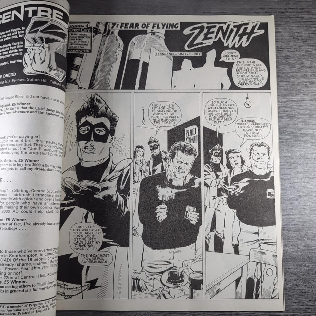 2000AD Prog 542 Featuring Judge Dredd 3rd October 1987 Vintage Comic