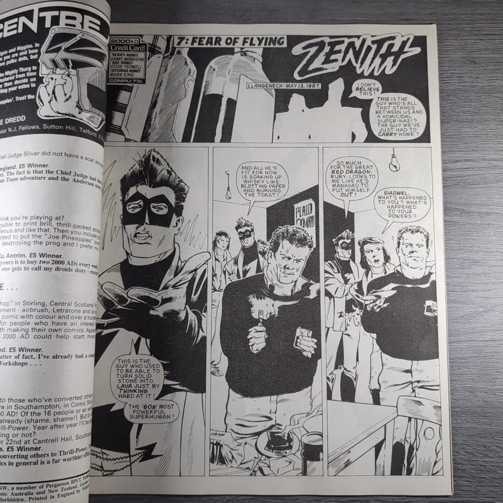 2000AD Prog 542 Featuring Judge Dredd 3rd October 1987 Vintage Comic